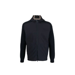 Herno Blaue Baumwoll-Shell-Jacke