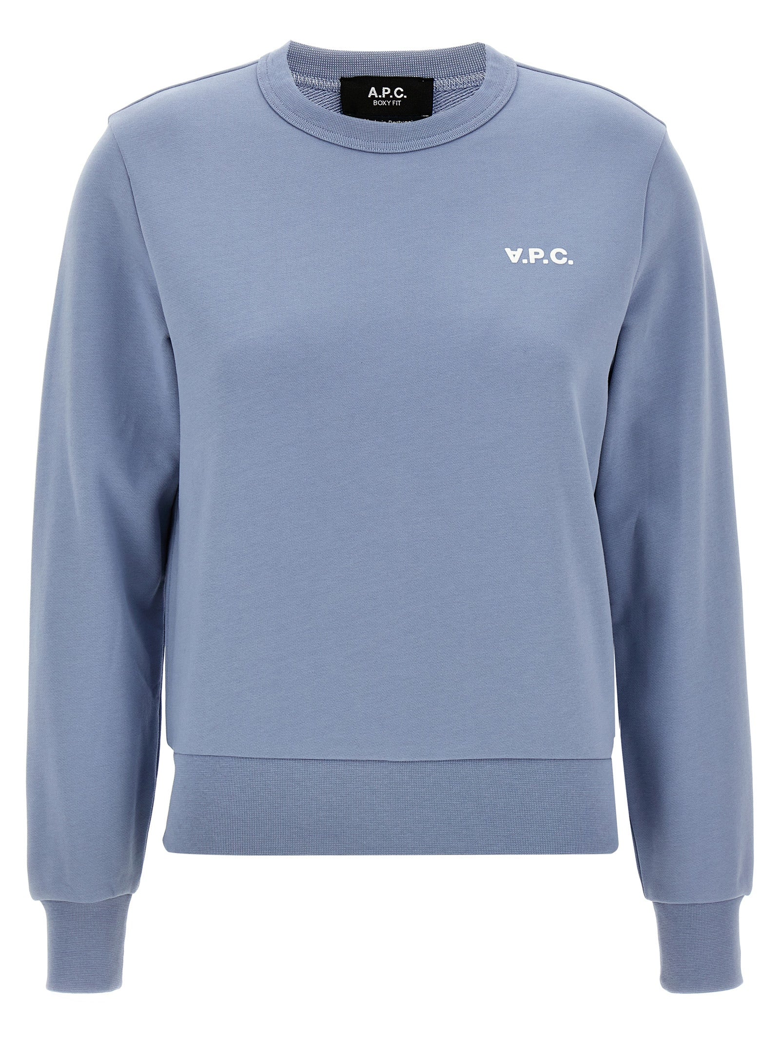 A.P.C. Blauer Baumwoll-Sweatshirt