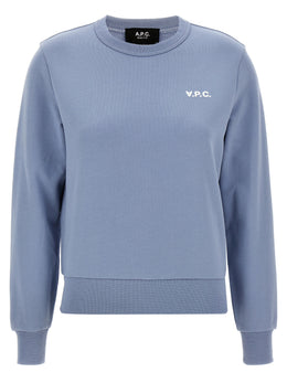 A.P.C. Blauer Baumwoll-Sweatshirt