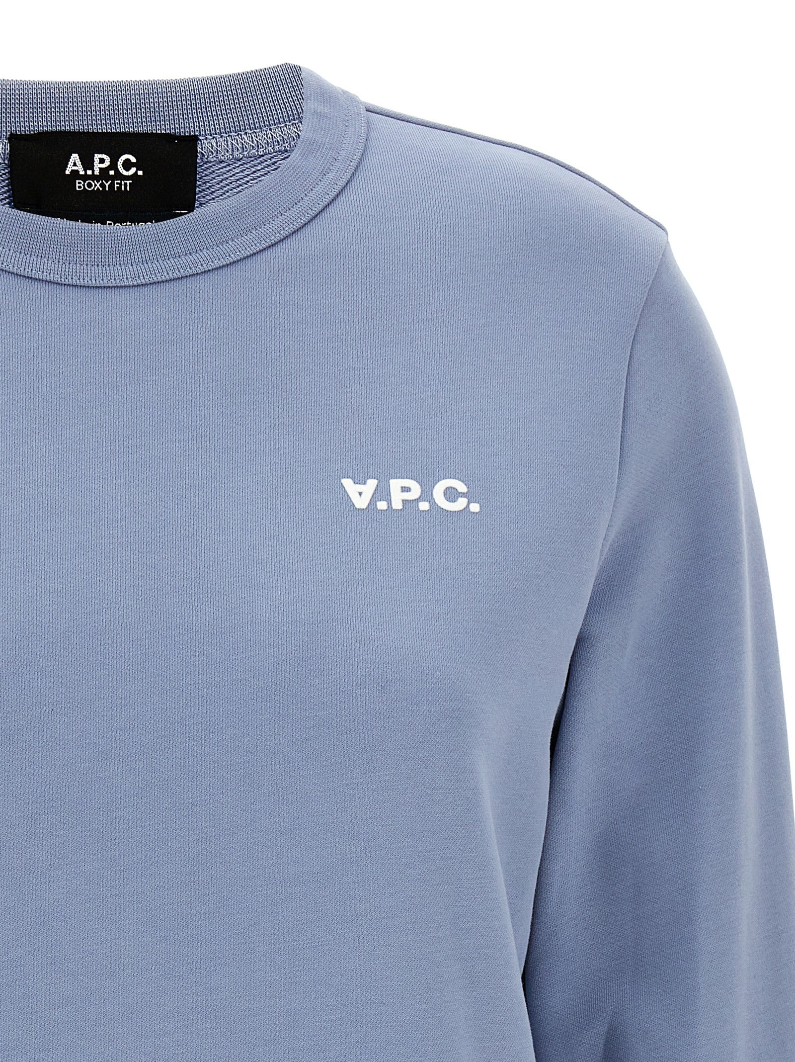 A.P.C. Blauer Baumwoll-Sweatshirt