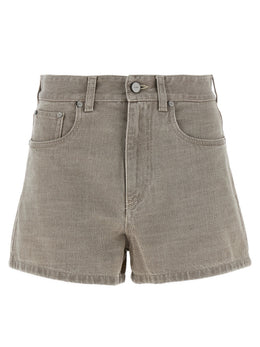 Fendi Beige Cotton Bermuda Shorts