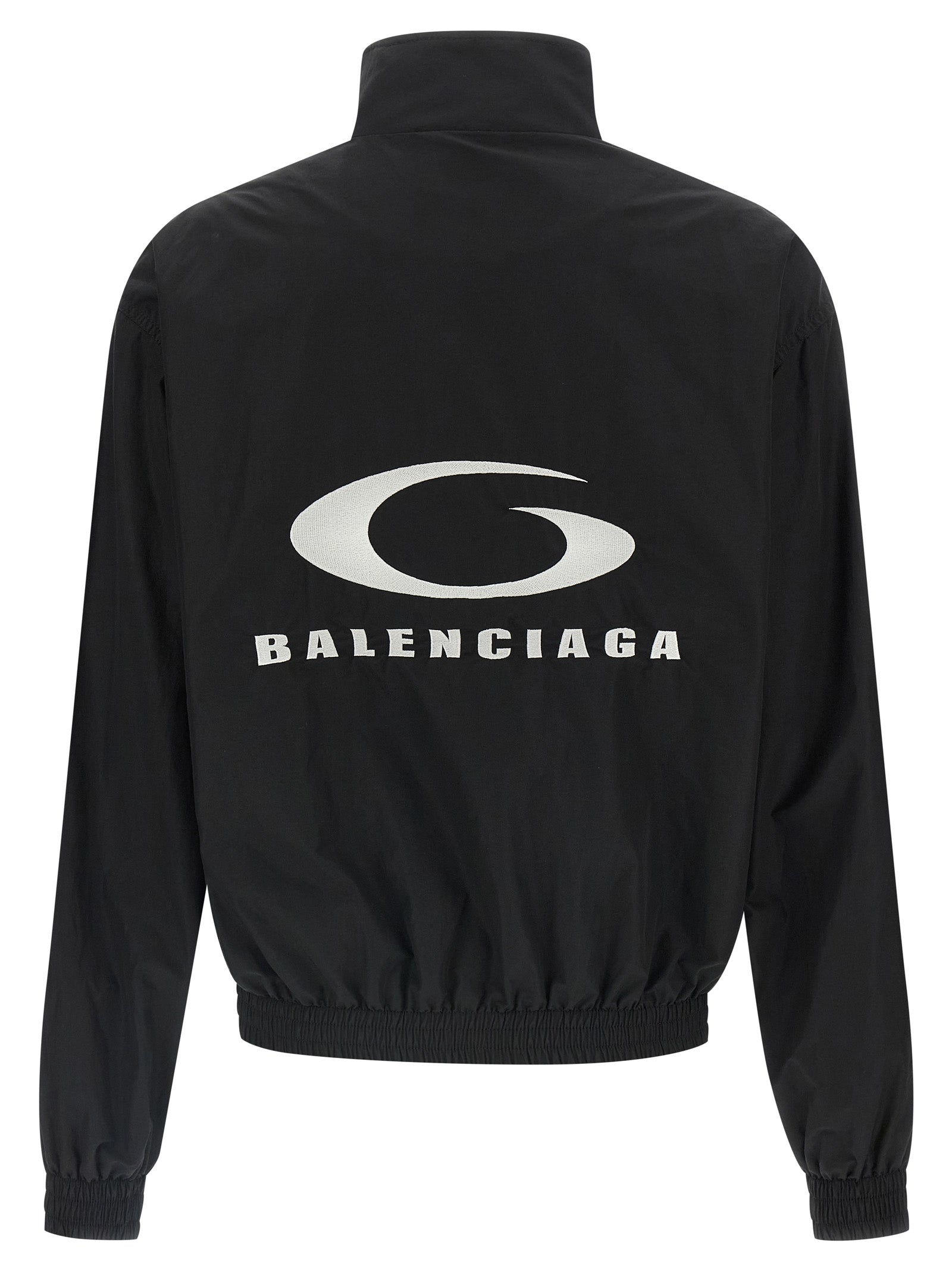Balenciaga Schwarzer Bomber aus Baumwolle