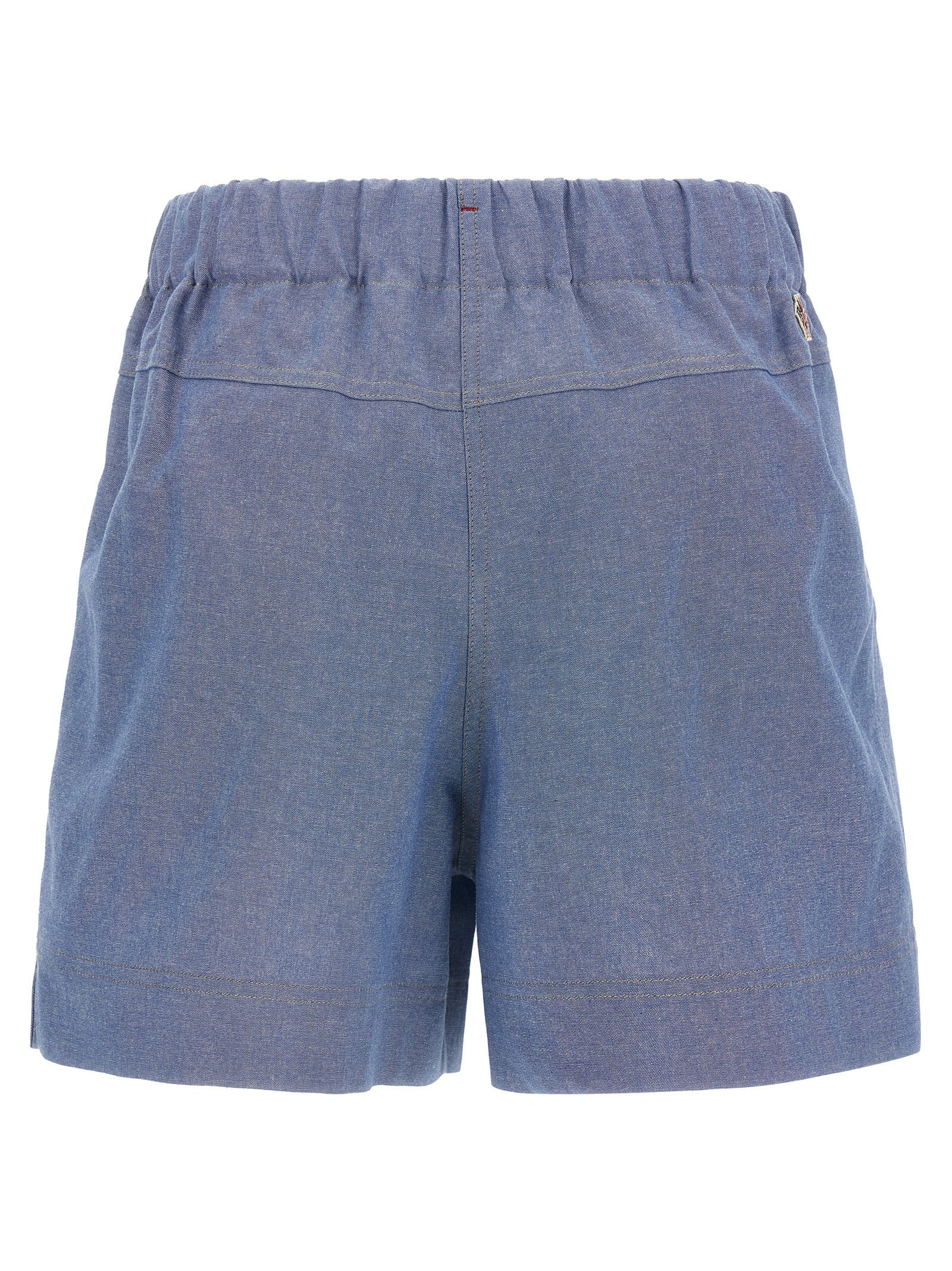 Moncler Grenoble Blaue Baumwoll-Bermudashorts