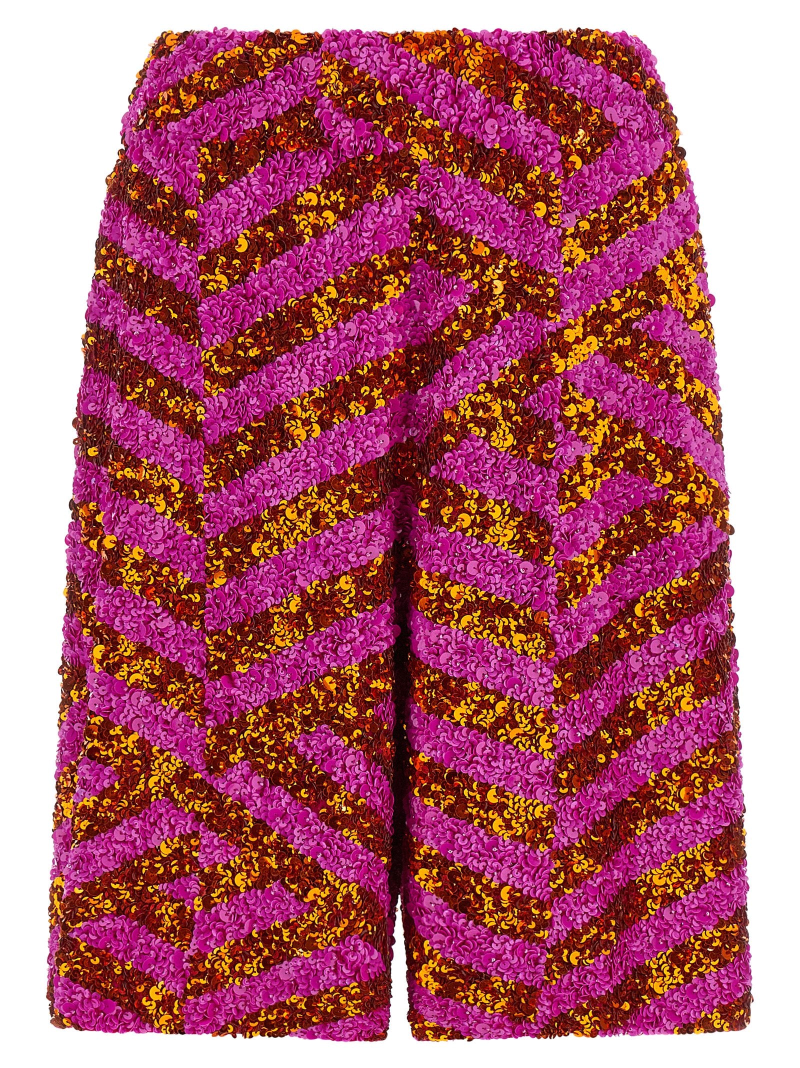 Dries Van Noten Mehrfarbige Viskose-Bermudashorts