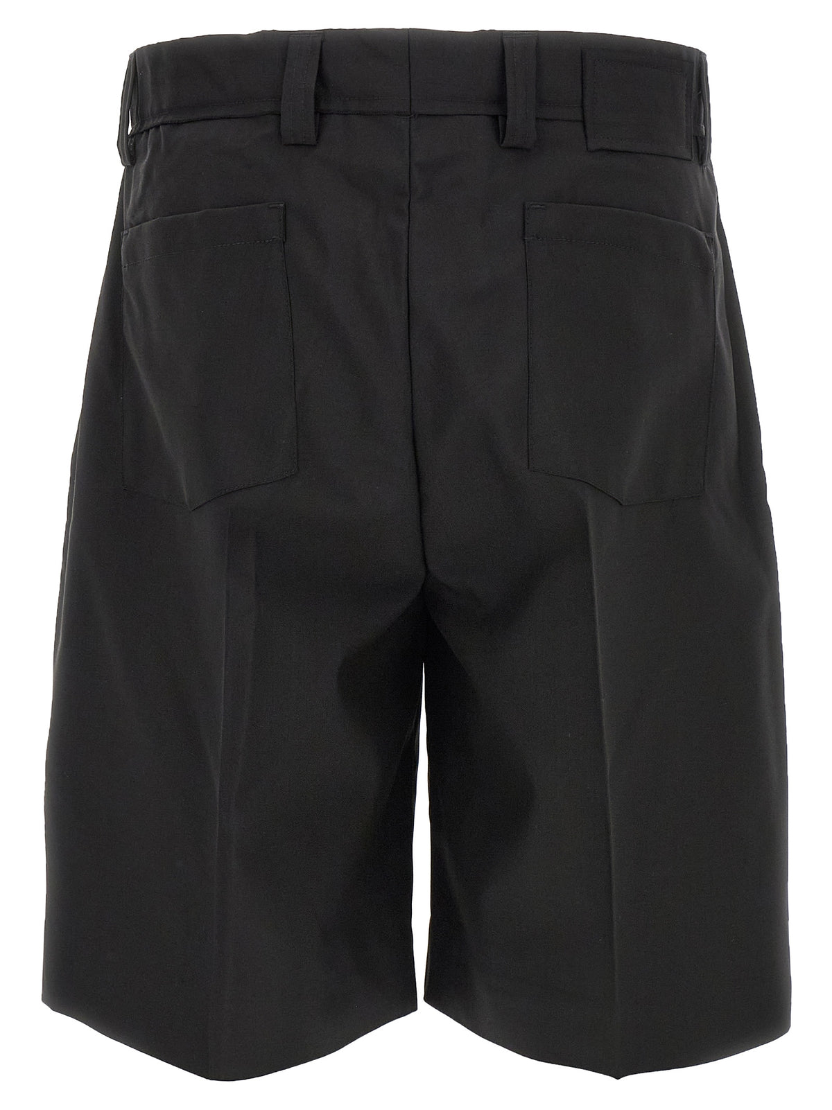 MFPEN Schwarze Woll-Bermudashorts