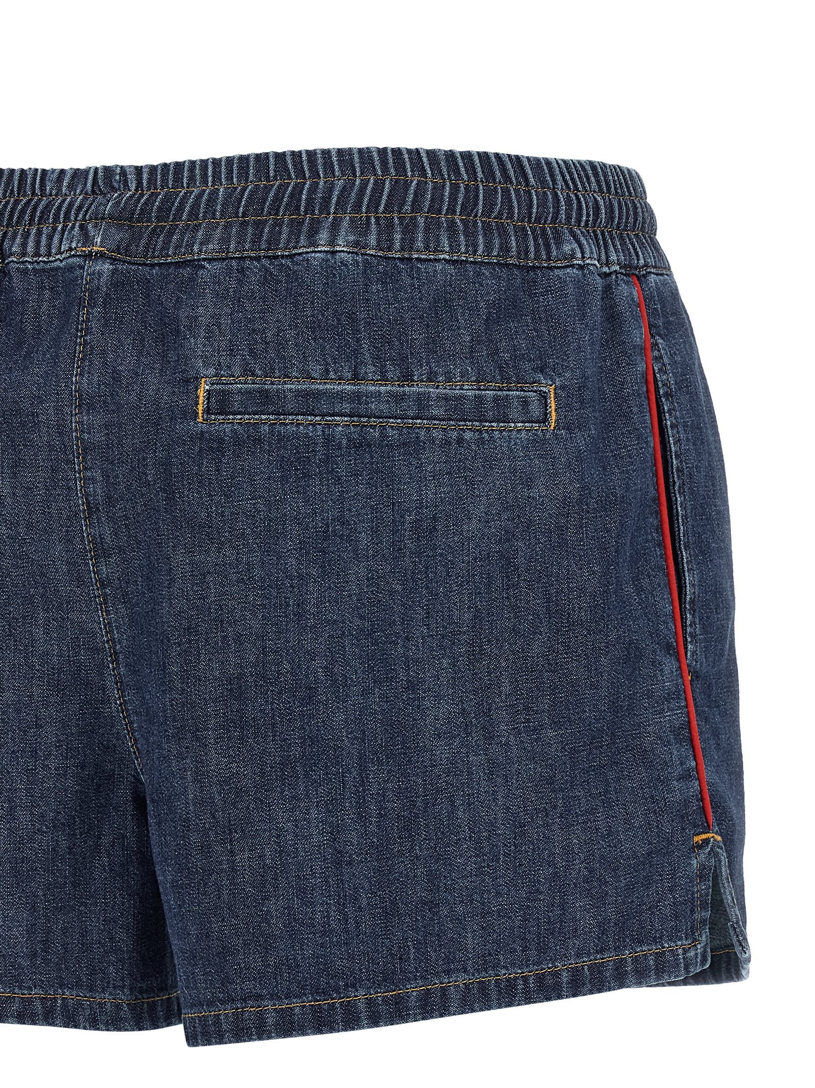 Valentino Garavani Blaue Baumwoll-Bermudashorts