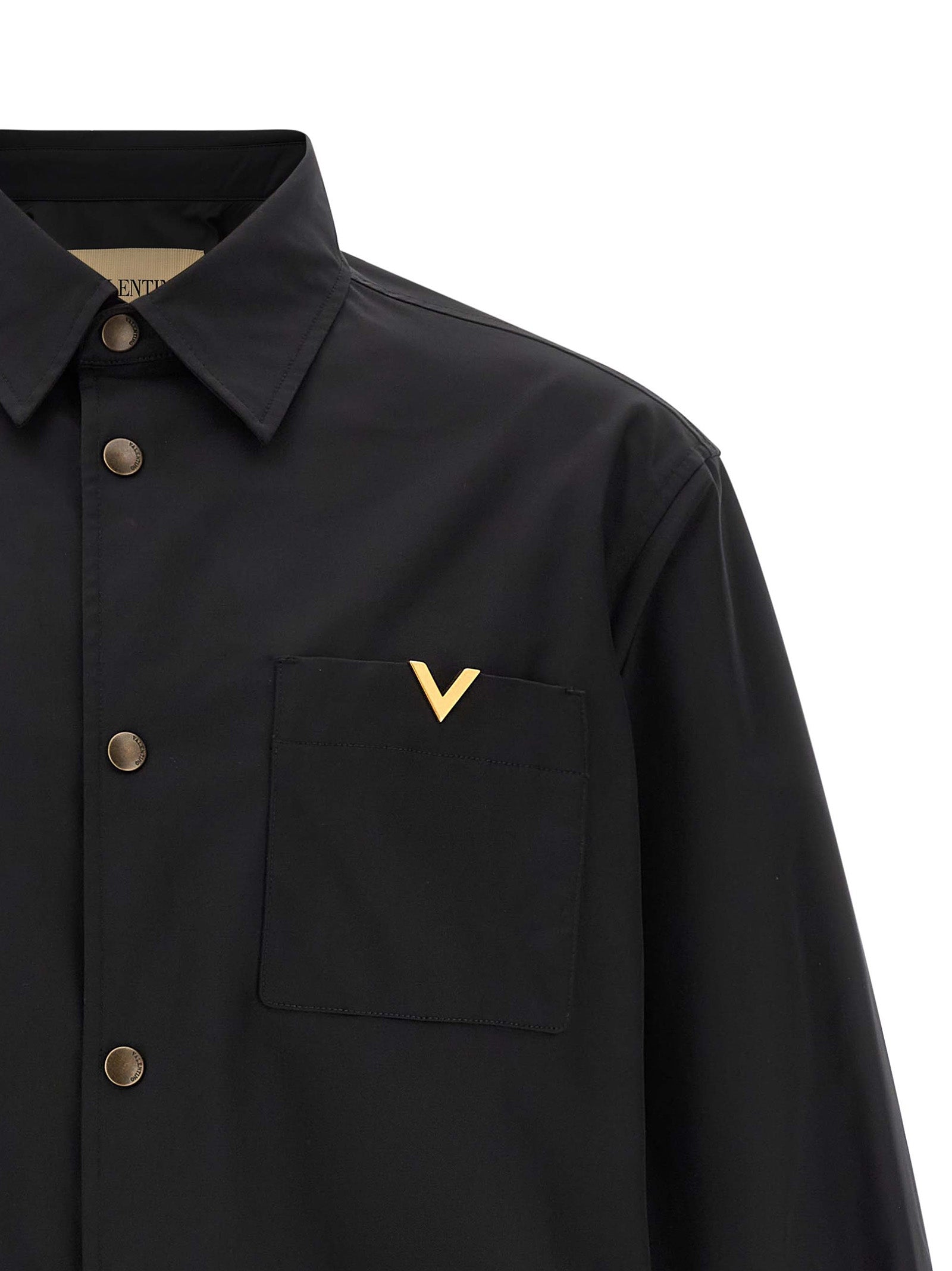Valentino Garavani Schwarze Polyester-Jacke