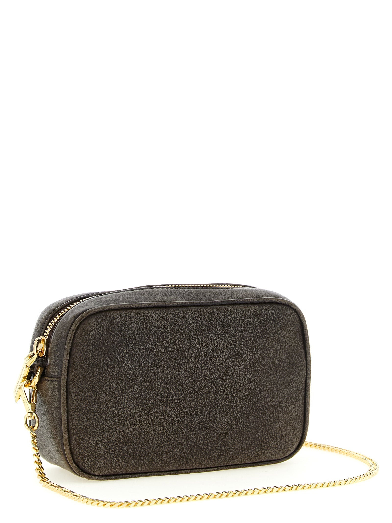 Golden Goose Braune Clutch aus Rindsleder