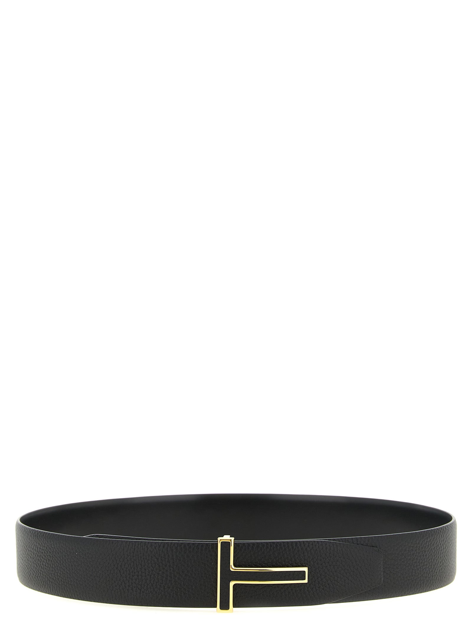Tom Ford Schwarzer Kalbsleder Gürtel Regular