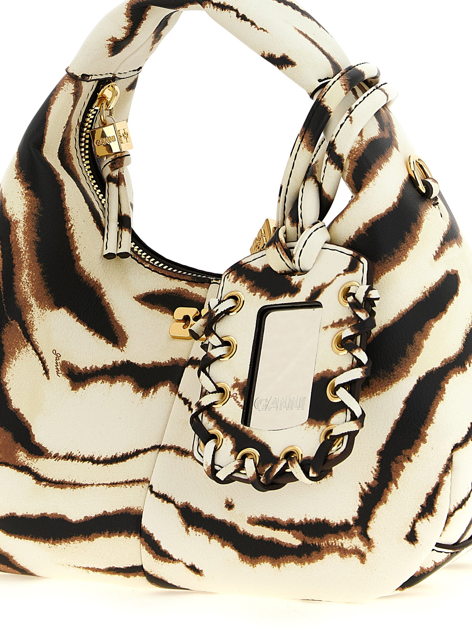Ganni Multicolor Polyester Handtasche