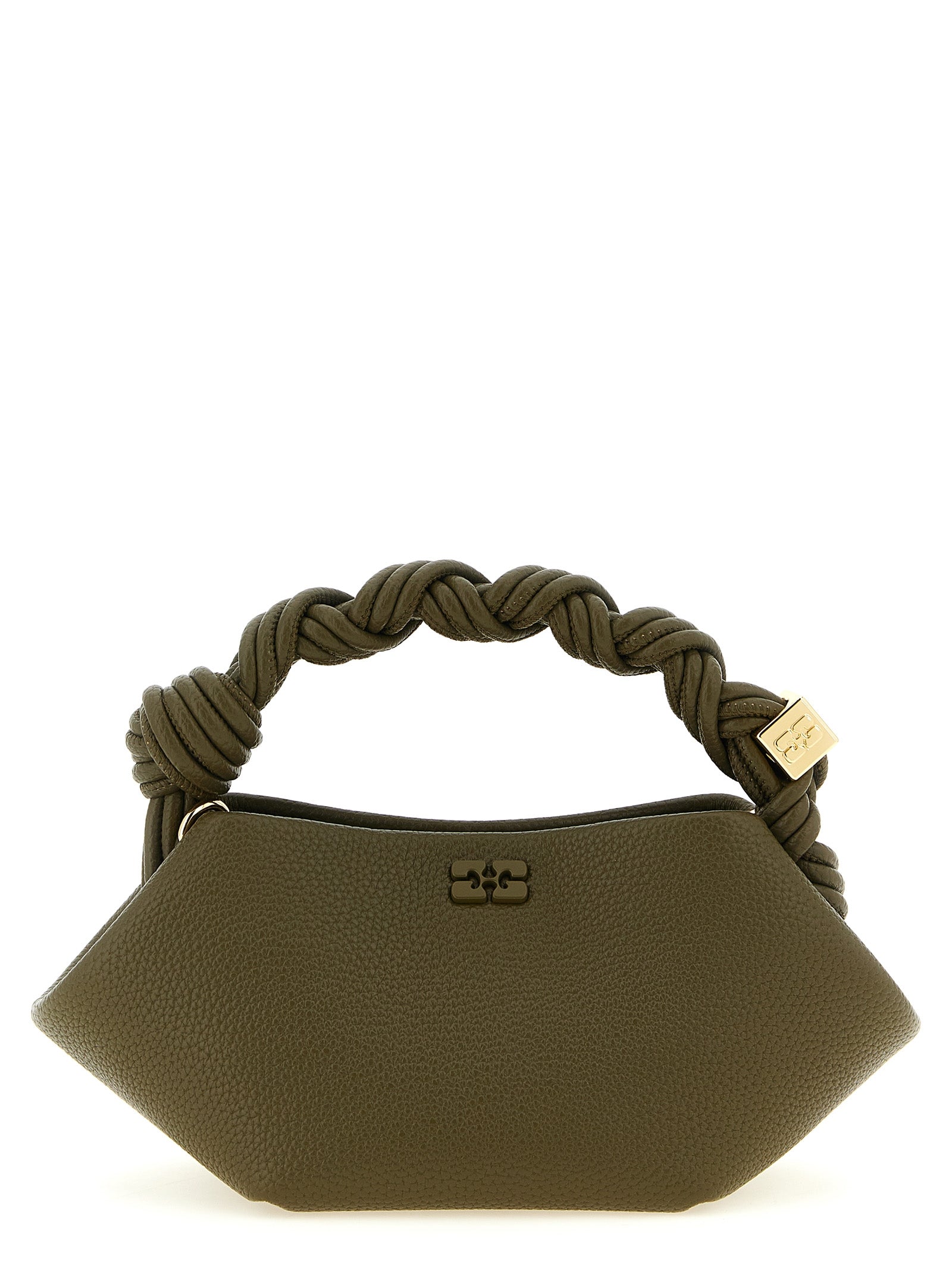 Ganni Zweifarbige Handtasche aus Polyester