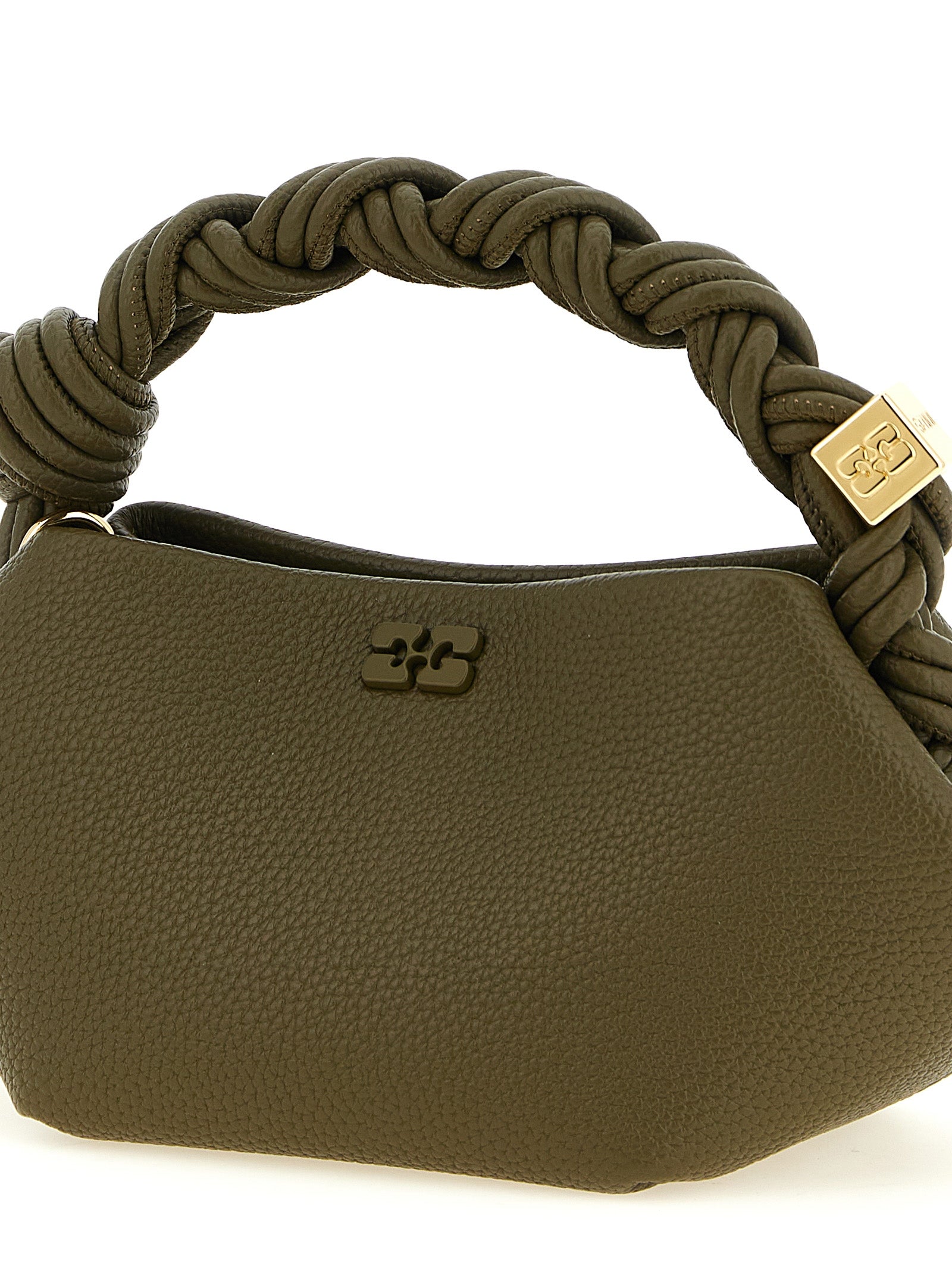 Ganni Zweifarbige Handtasche aus Polyester