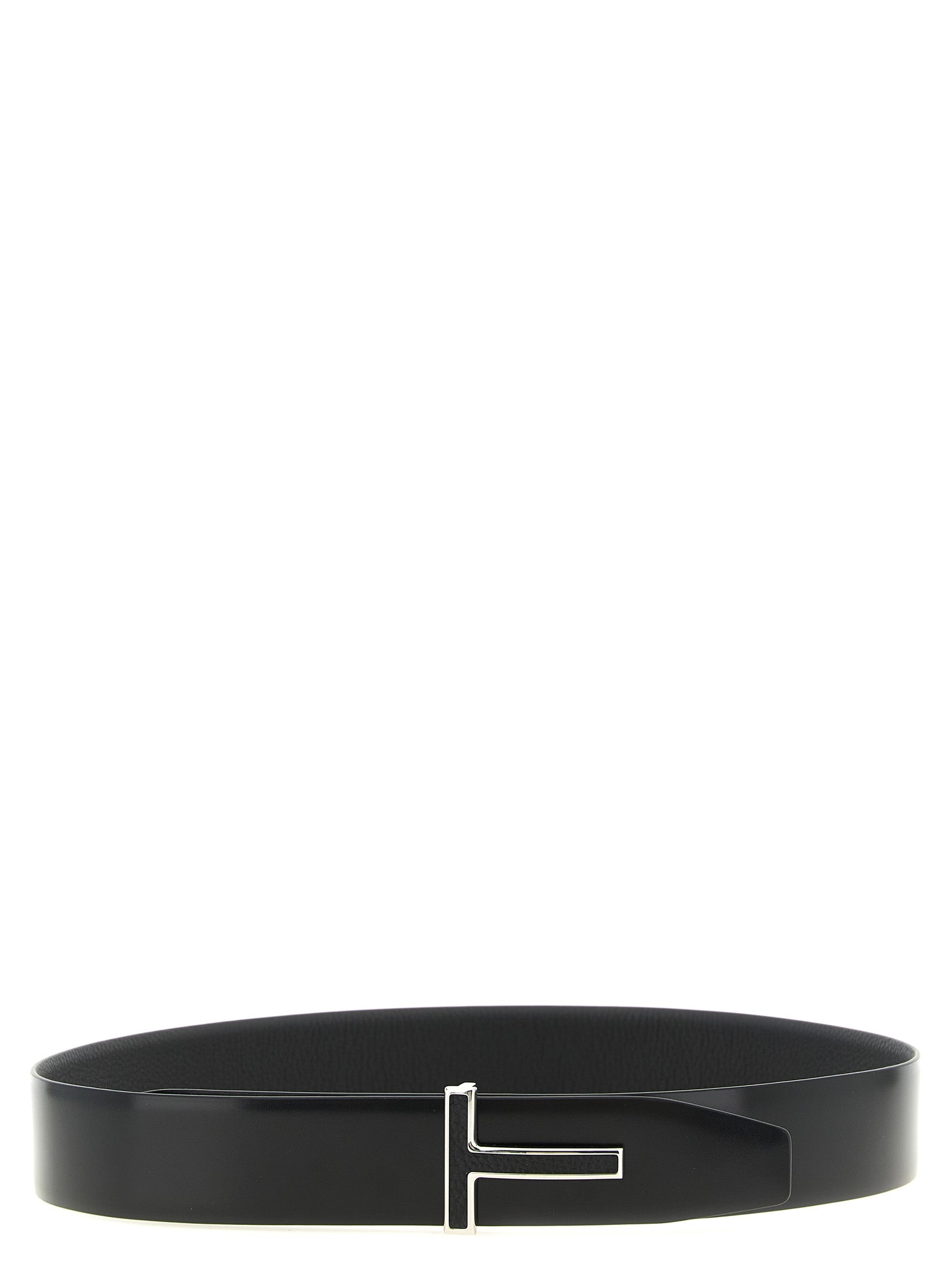 Tom Ford Schwarzer Kalbsleder Gürtel Regular