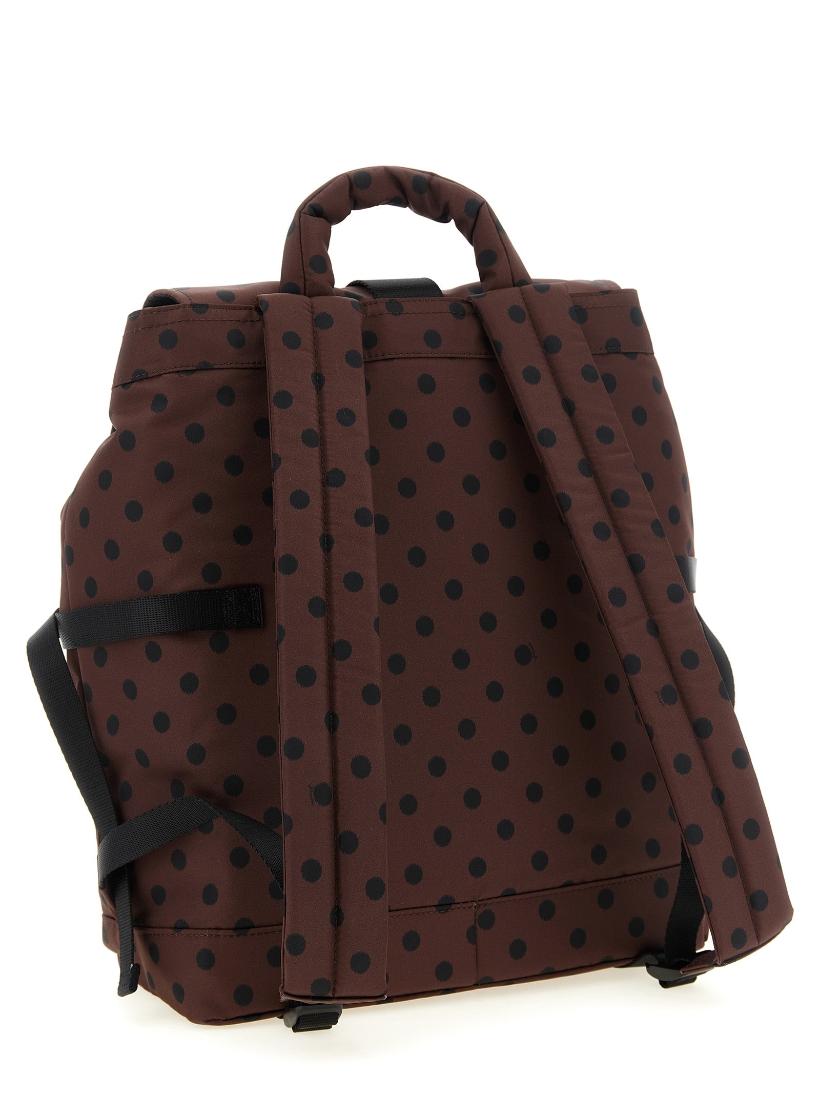 Ganni Brauner Rucksack aus recyceltem Polyamid