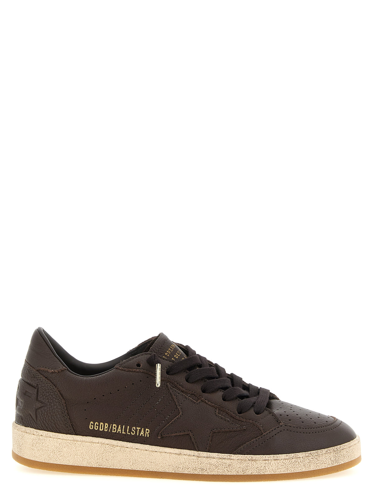 Golden Goose Sneakers aus braunem Rindsleder, Low-Top