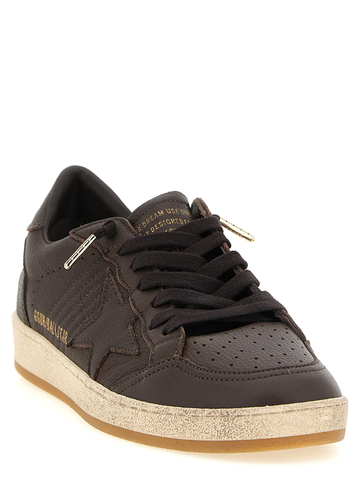 Golden Goose Sneakers aus braunem Rindsleder, Low-Top