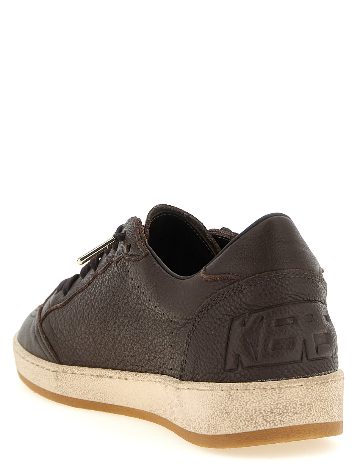 Golden Goose Sneakers aus braunem Rindsleder, Low-Top