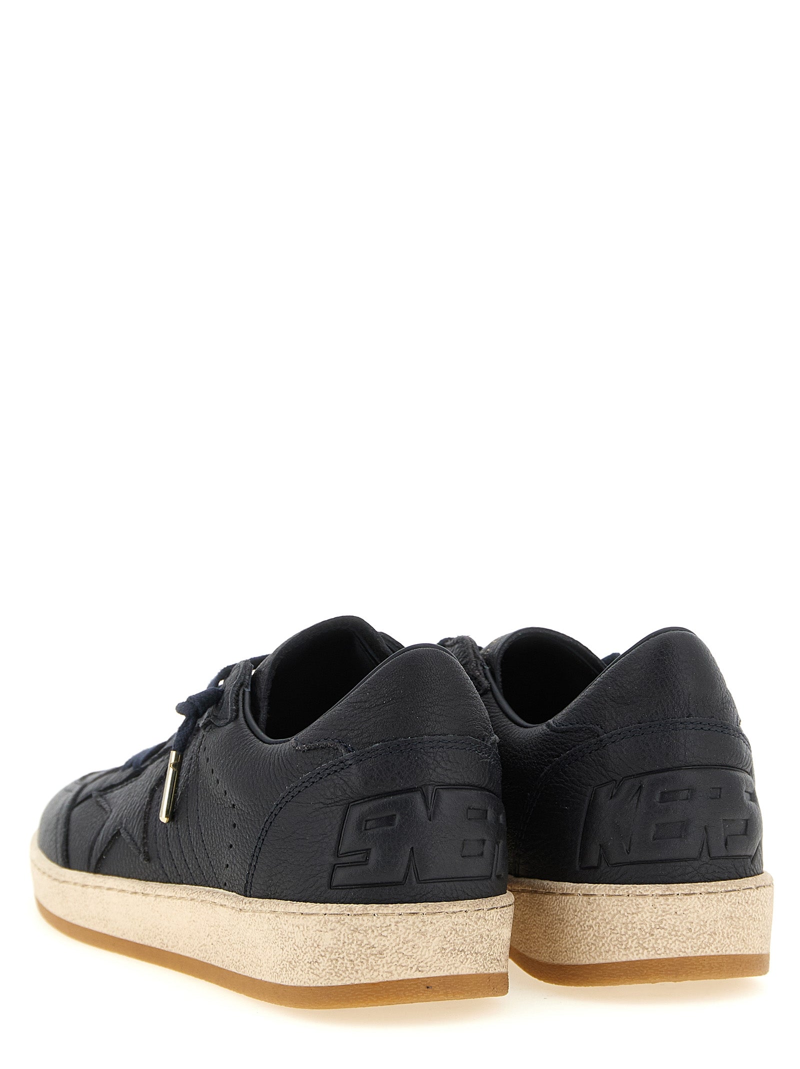 Golden Goose Blaue Sneaker aus Rindsleder