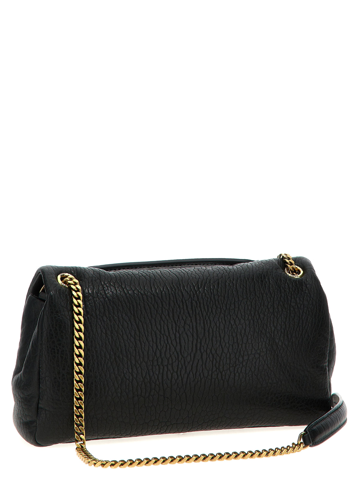 Saint Laurent Schwarze Leder Umhängetasche