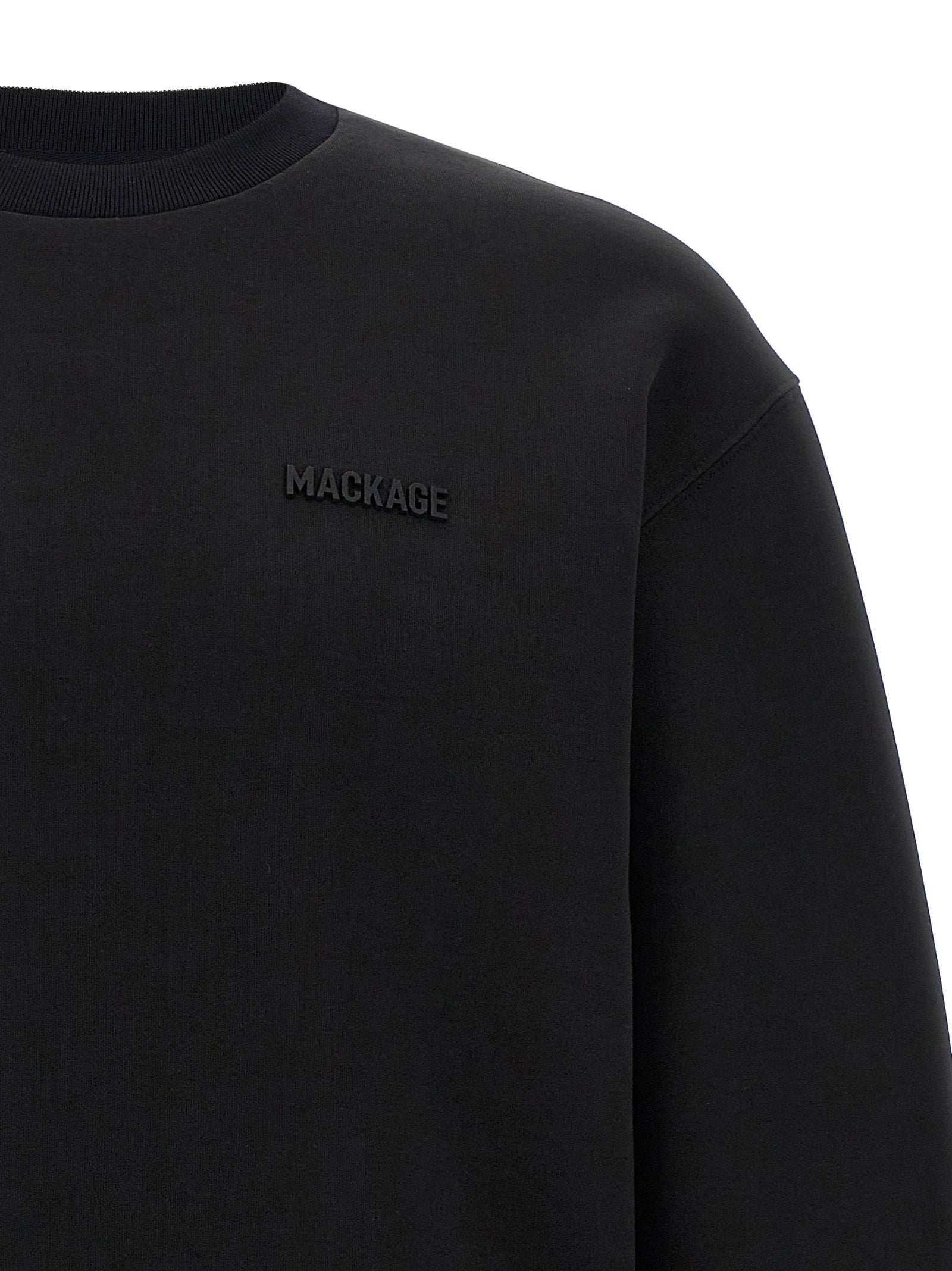 Mackage Schwarzer Baumwoll-Sweatshirt