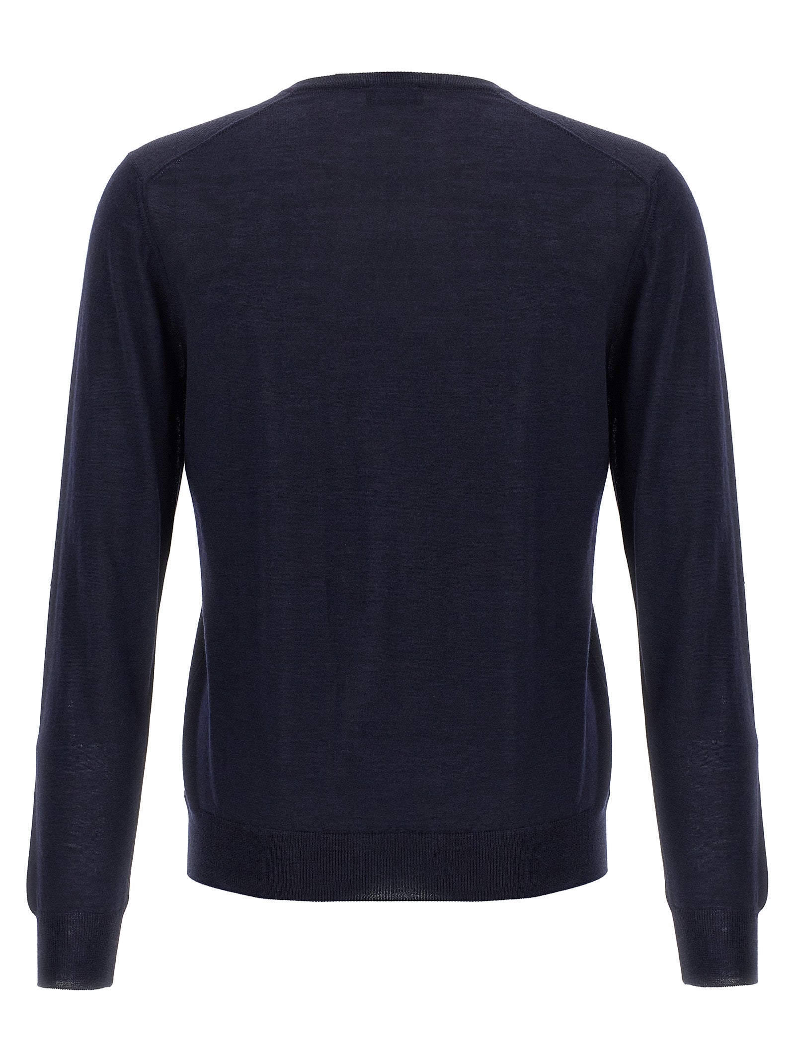 Barba Napoli Blauer Wollcardigan