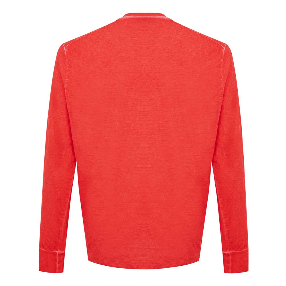 Dsquared² Rotes Baumwoll-T-Shirt