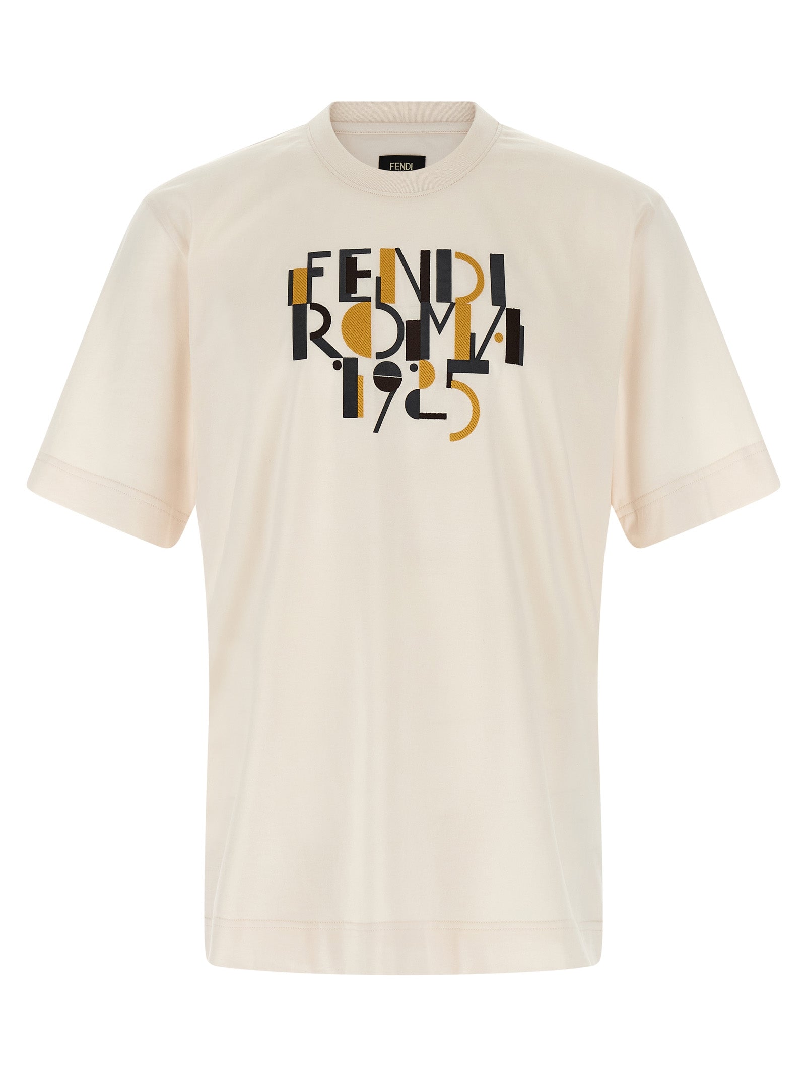 Fendi Weißes Baumwoll-T-Shirt