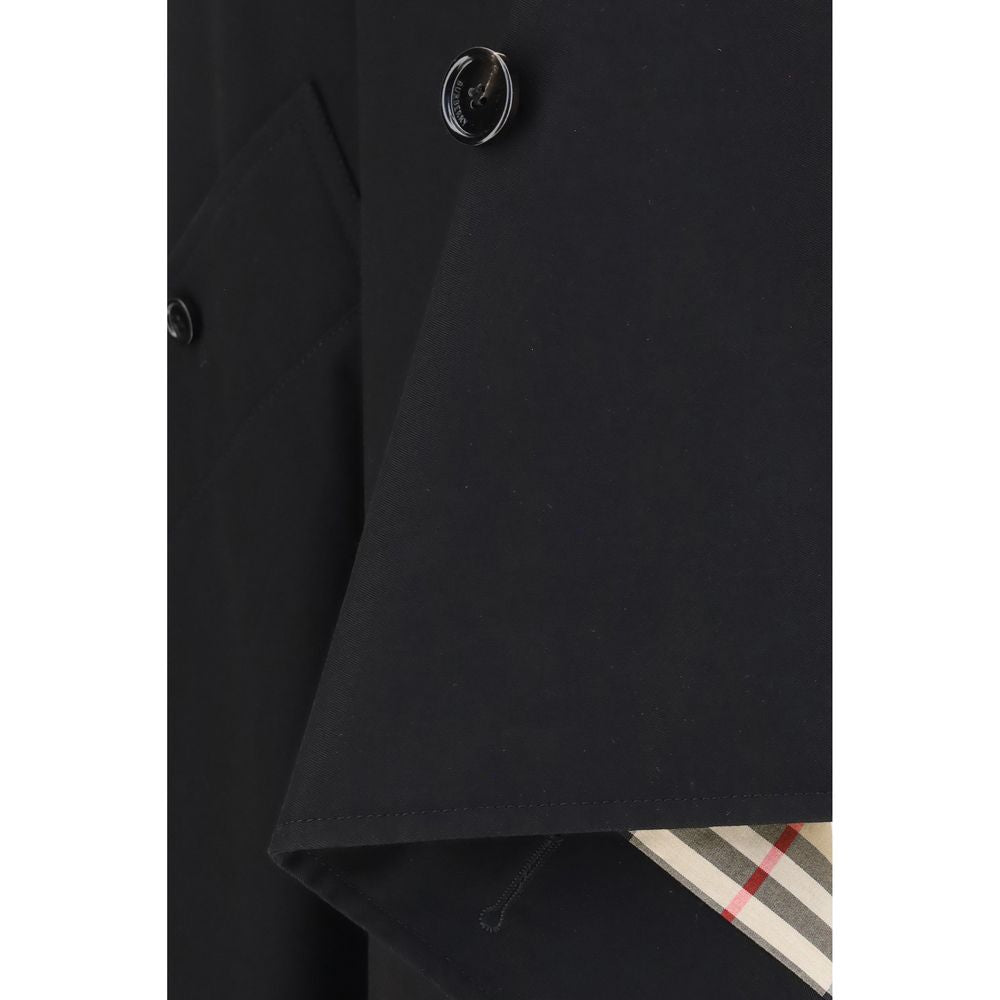 Burberry Schwarzer Baumwoll-Maxirock