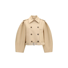 Ganni Beige Baumwolljacke