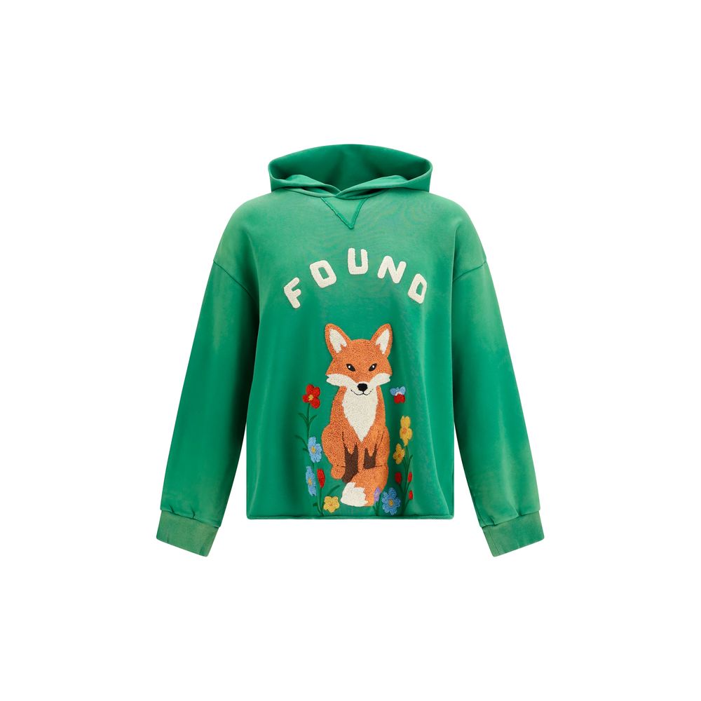 FOUND Zweifarbiger Baumwollpullover