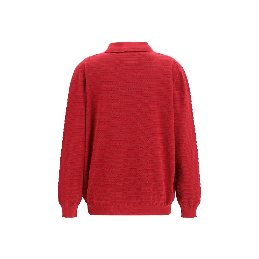 Miu Miu Sweatshirt aus Baumwolle in Bordeaux