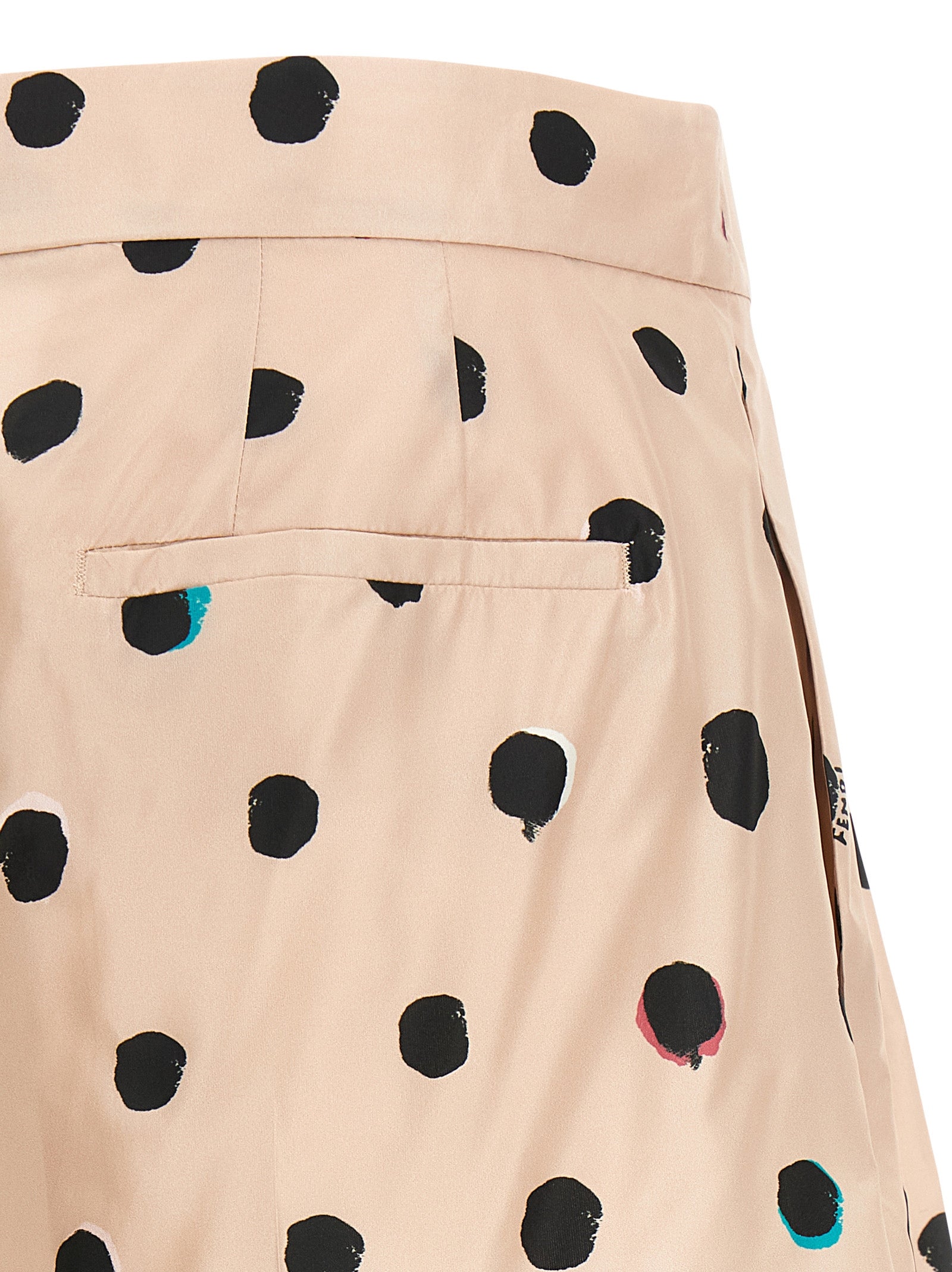 Fendi Mehrfarbige Cargo-Shorts aus Seide