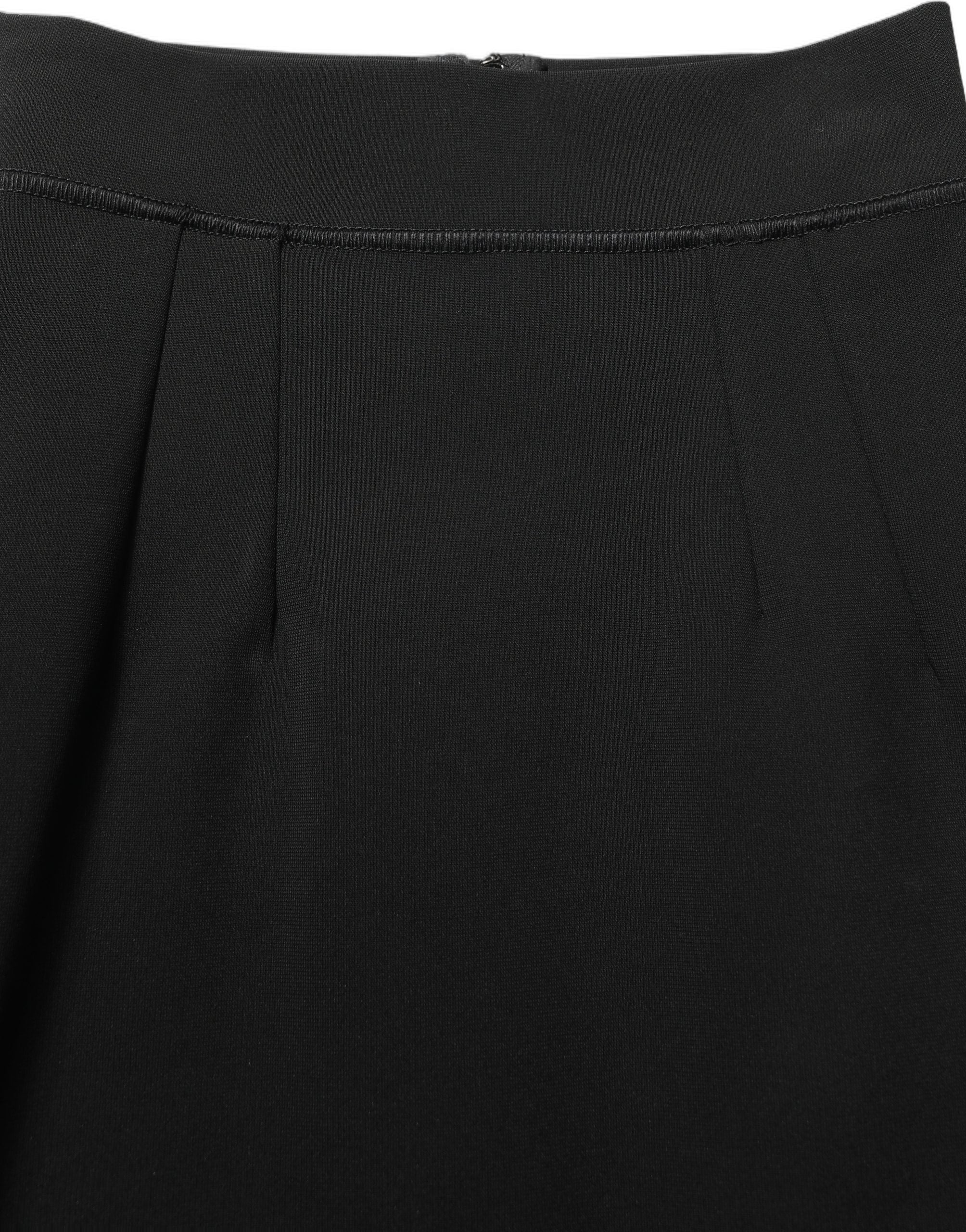 Dolce & Gabbana Schwarzer Nylon Minirock mit hoher Taille