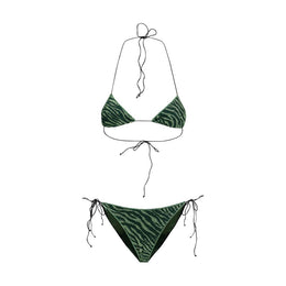 Oséree Grüner Polyamid-Bikini