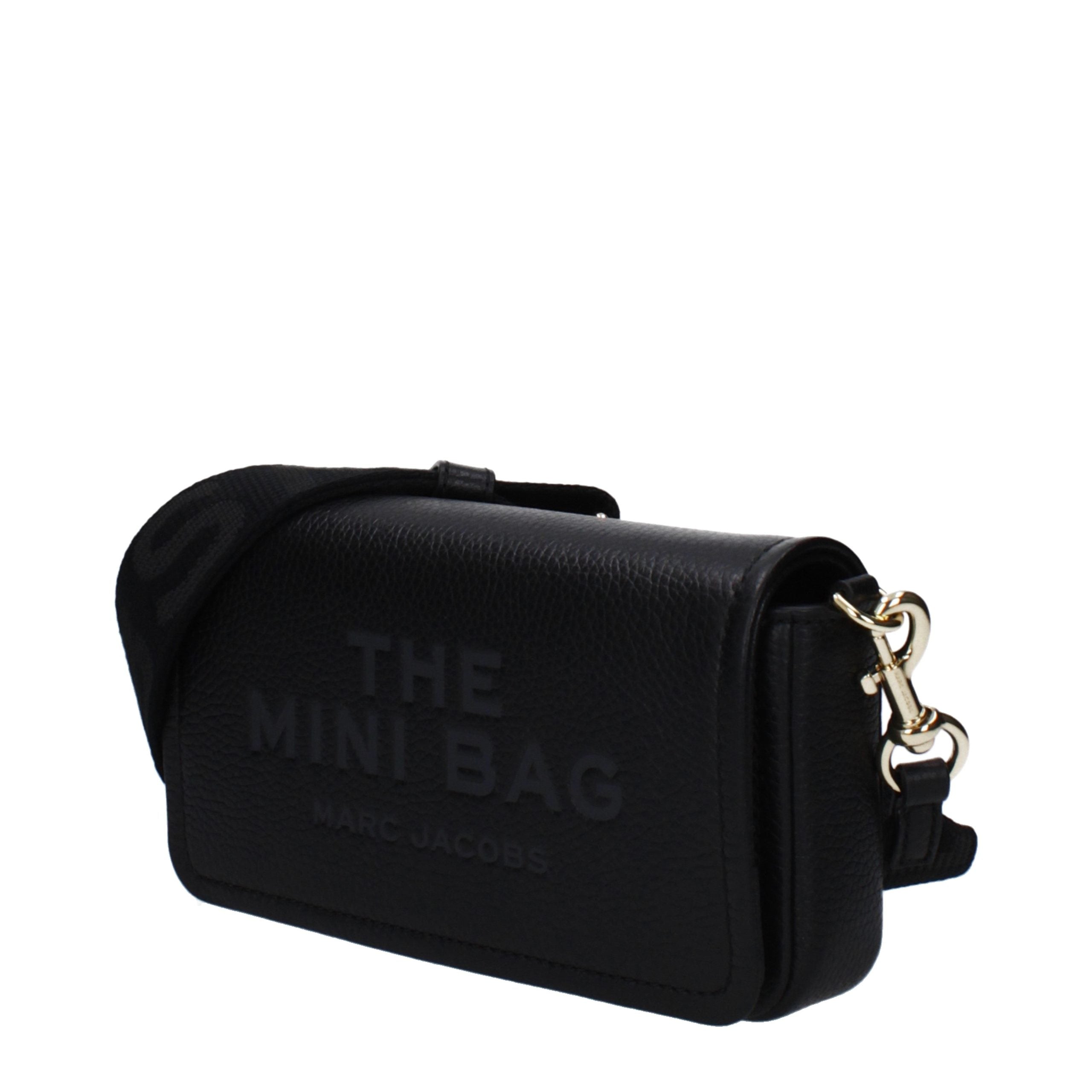 Marc Jacobs Schwarze Leder Umhängetasche