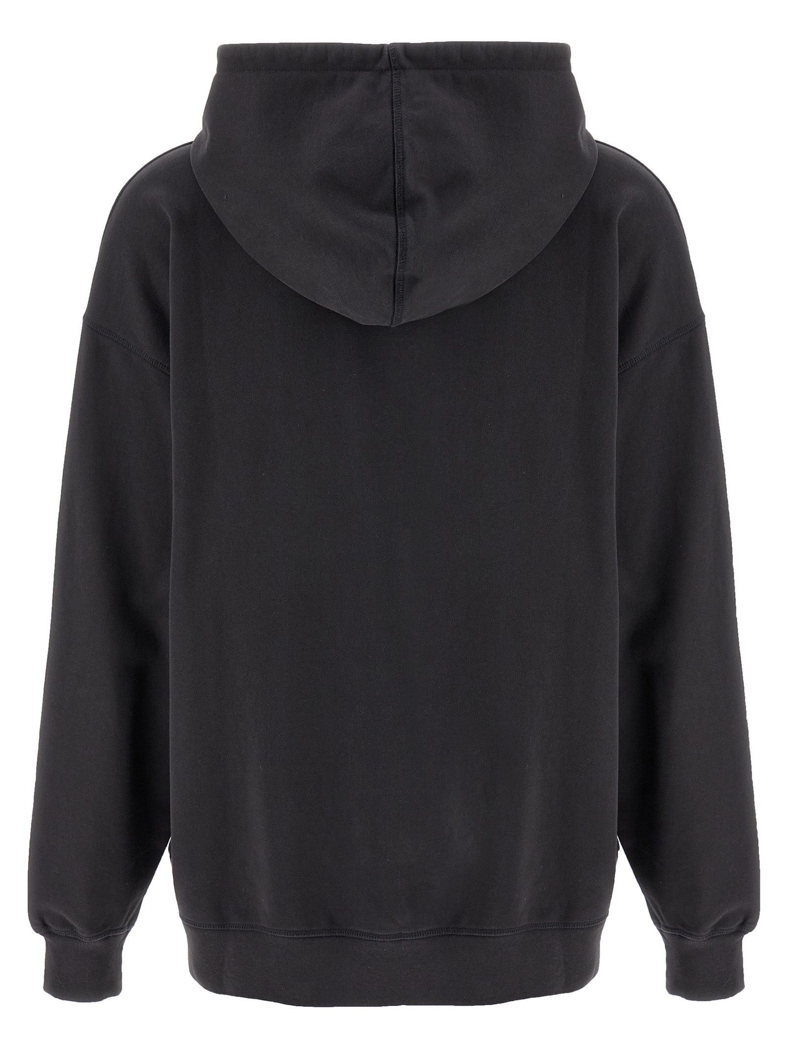 Ganni Grauer Bio-Baumwoll-Hoodie