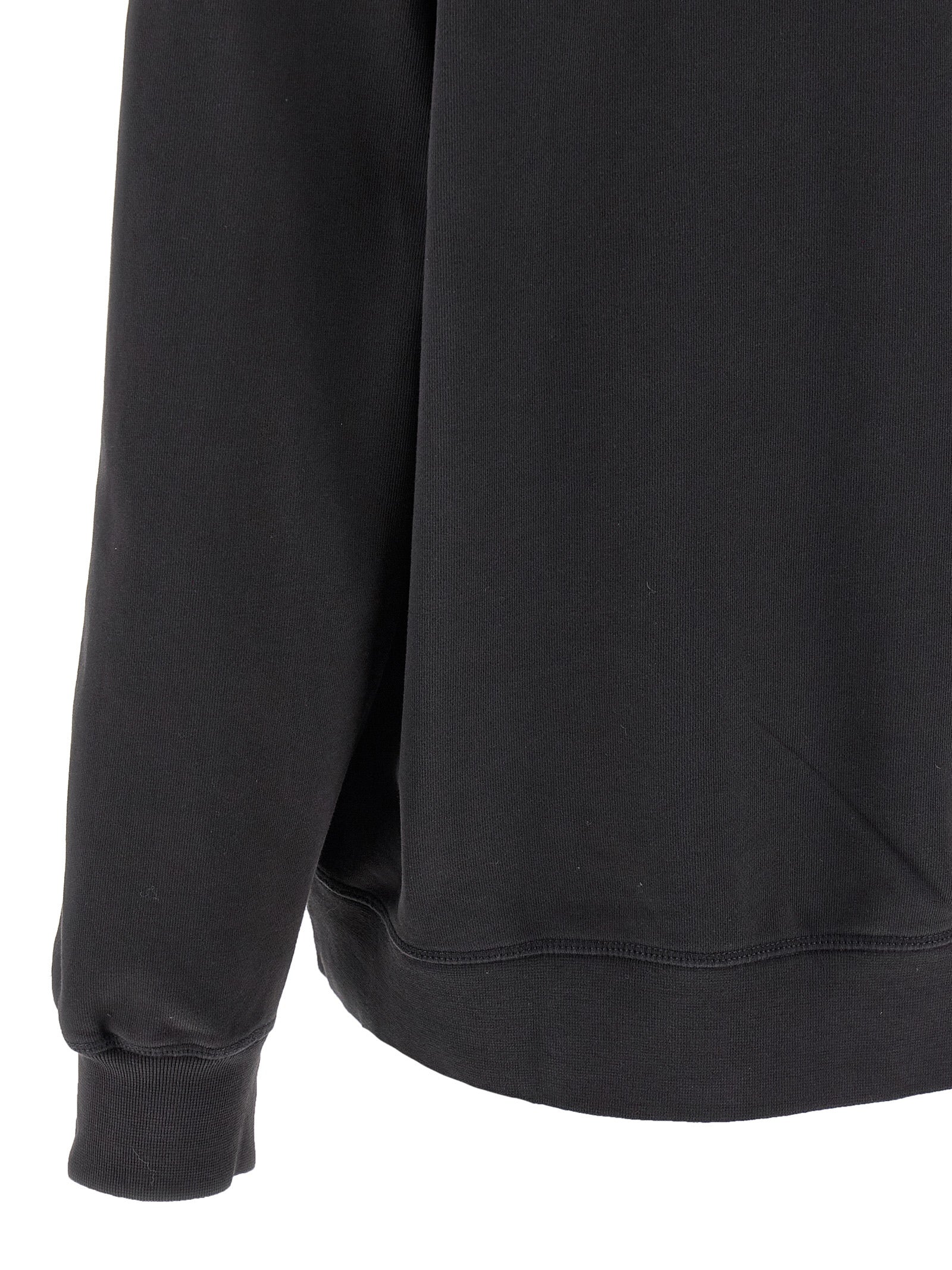 Ganni Grauer Bio-Baumwoll-Hoodie