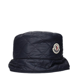 Moncler Blauer Baumwoll-Eimerhut