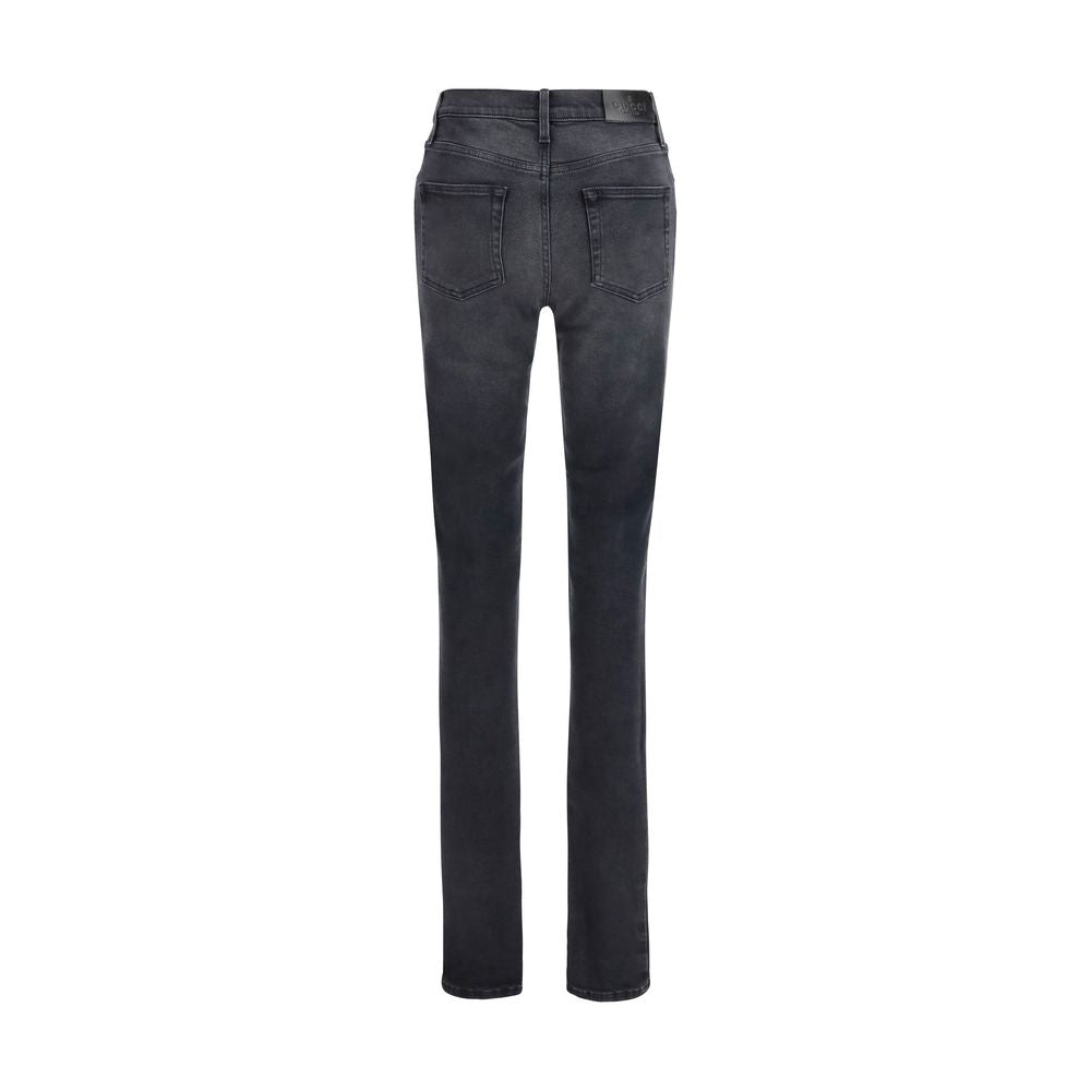 Gucci Schwarze Skinny Jeans aus Baumwolle