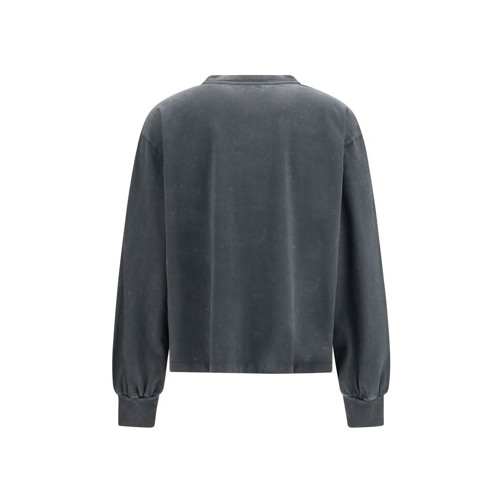 Ganni Grauer Baumwoll-Sportswear