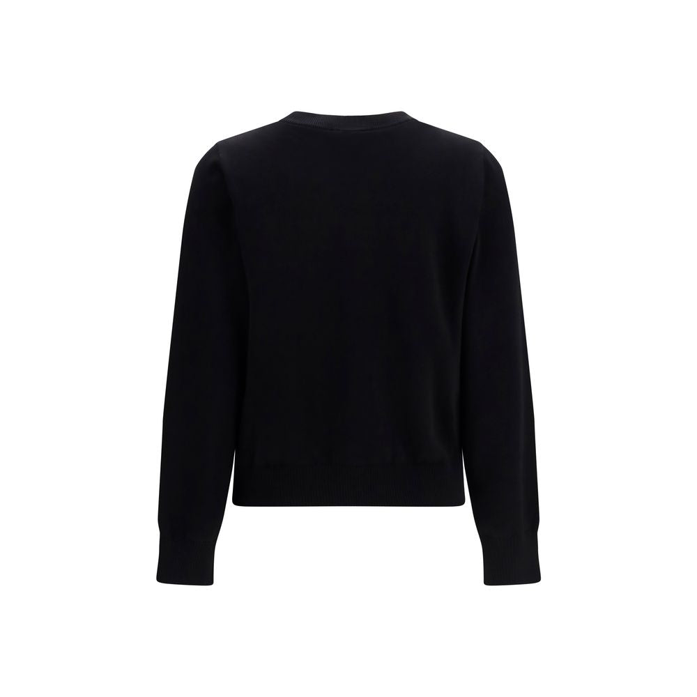 Ganni Schwarzer Baumwoll-Sweatshirt