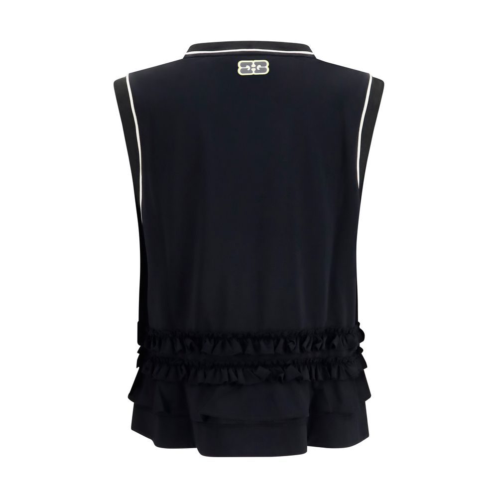 Ganni Schwarze Polyester-Sportbekleidung