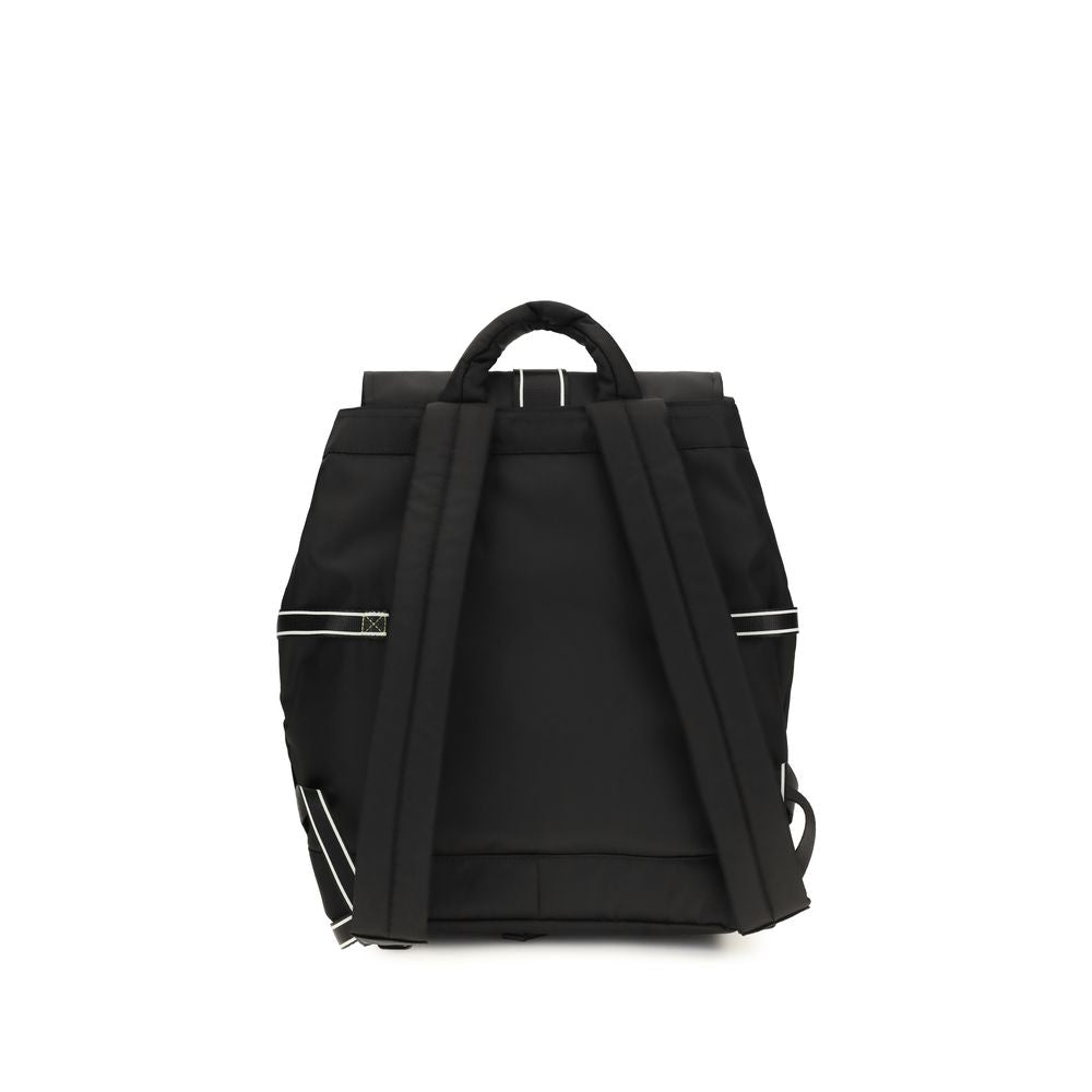 Ganni Schwarzer Rucksack aus recyceltem Polyamid
