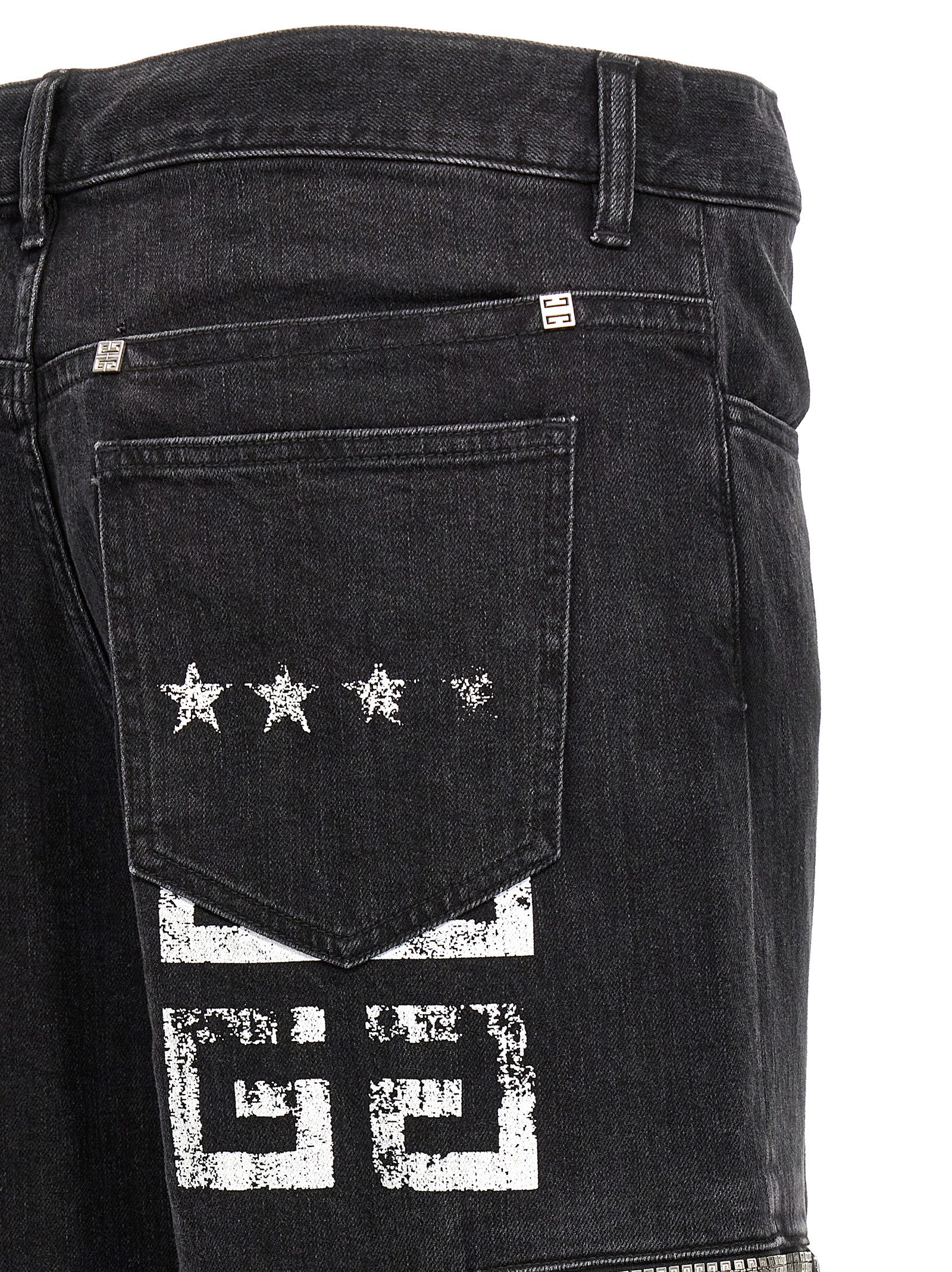 Givenchy Schwarze Baumwolljeans Denim