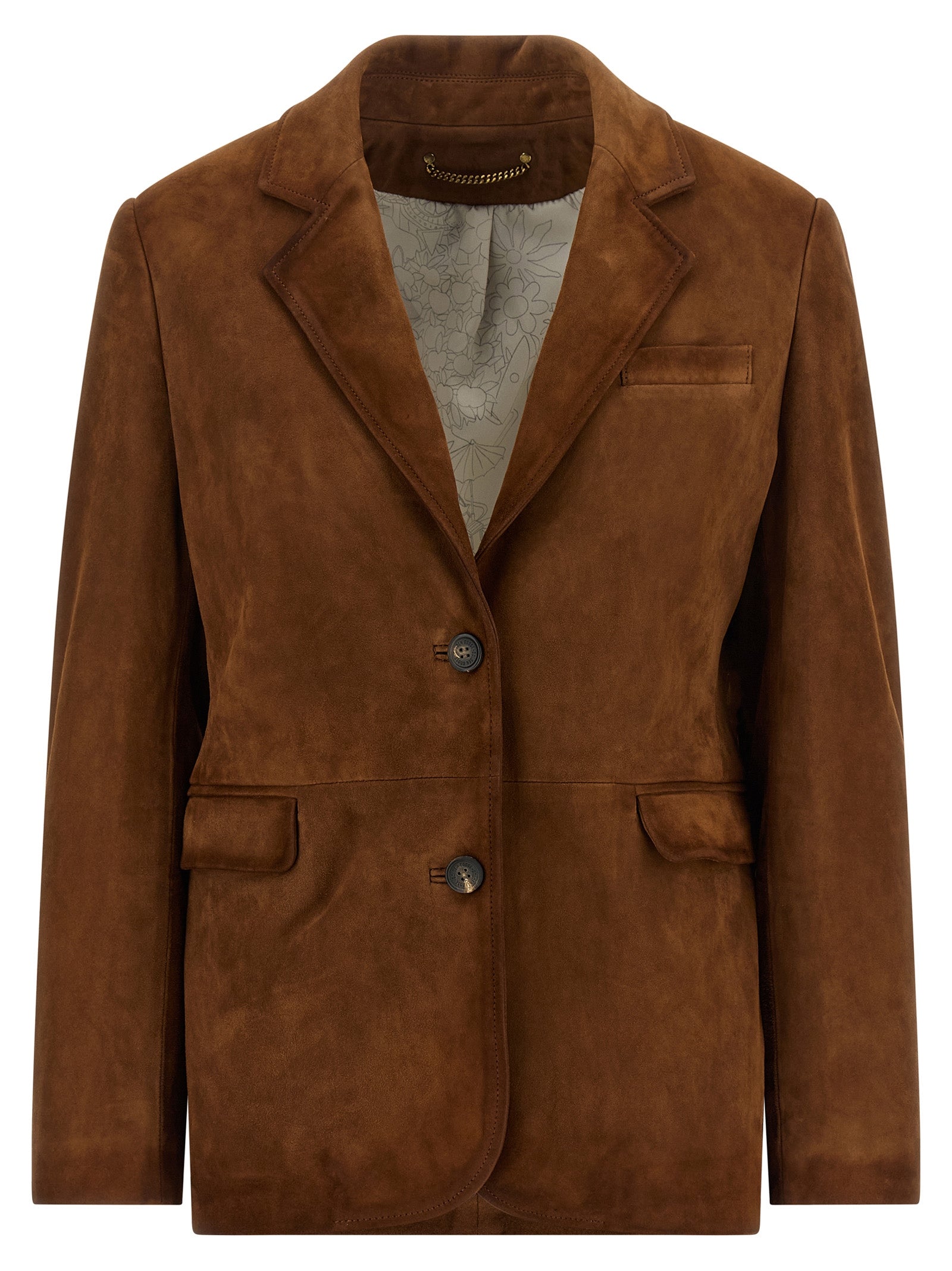 Golden Goose Braune Lammlederjacke
