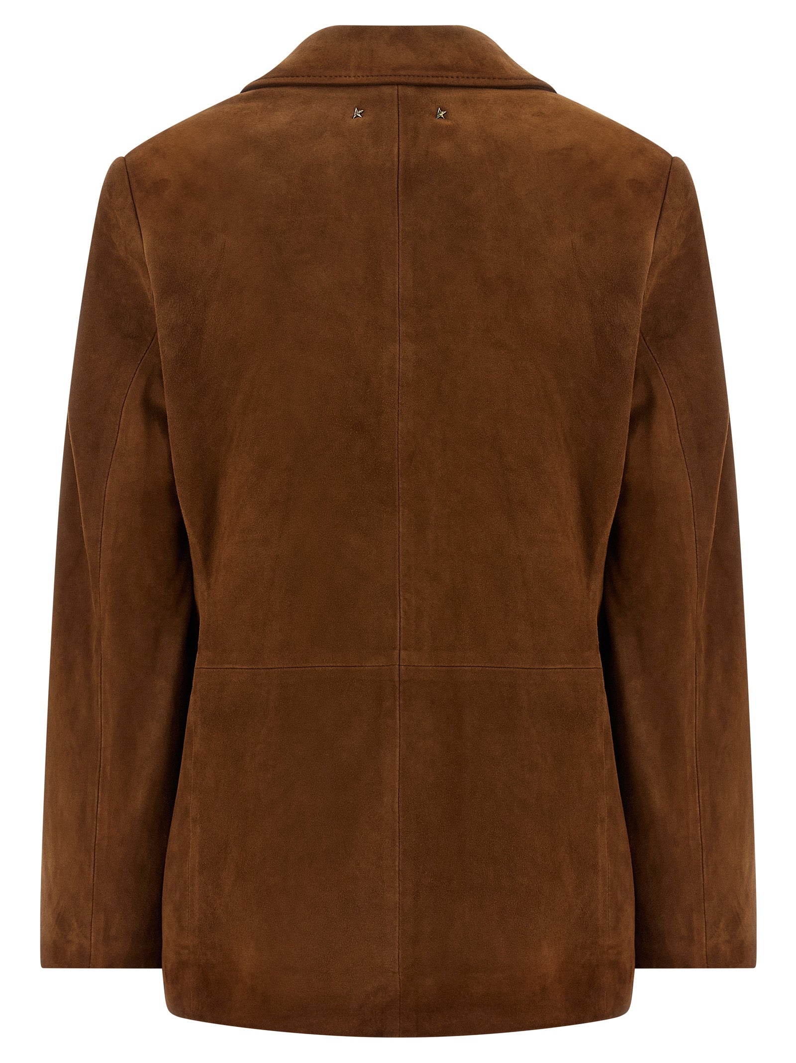 Golden Goose Braune Lammlederjacke
