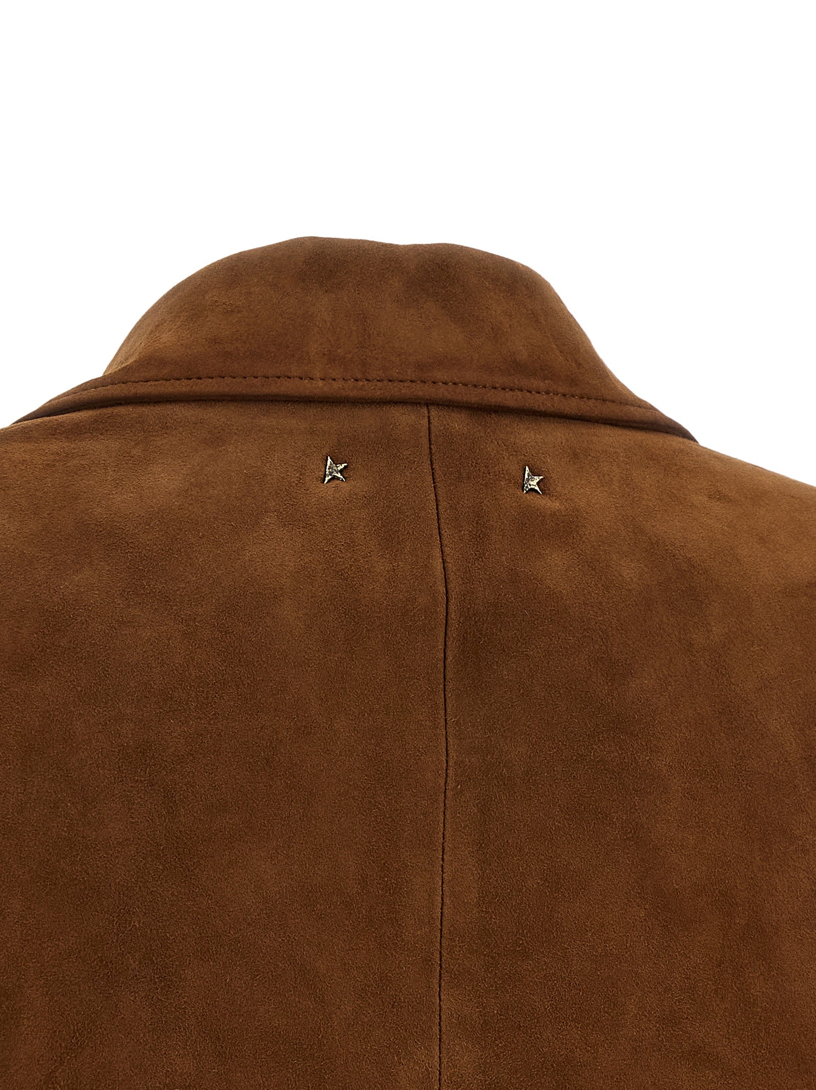 Golden Goose Braune Lammlederjacke