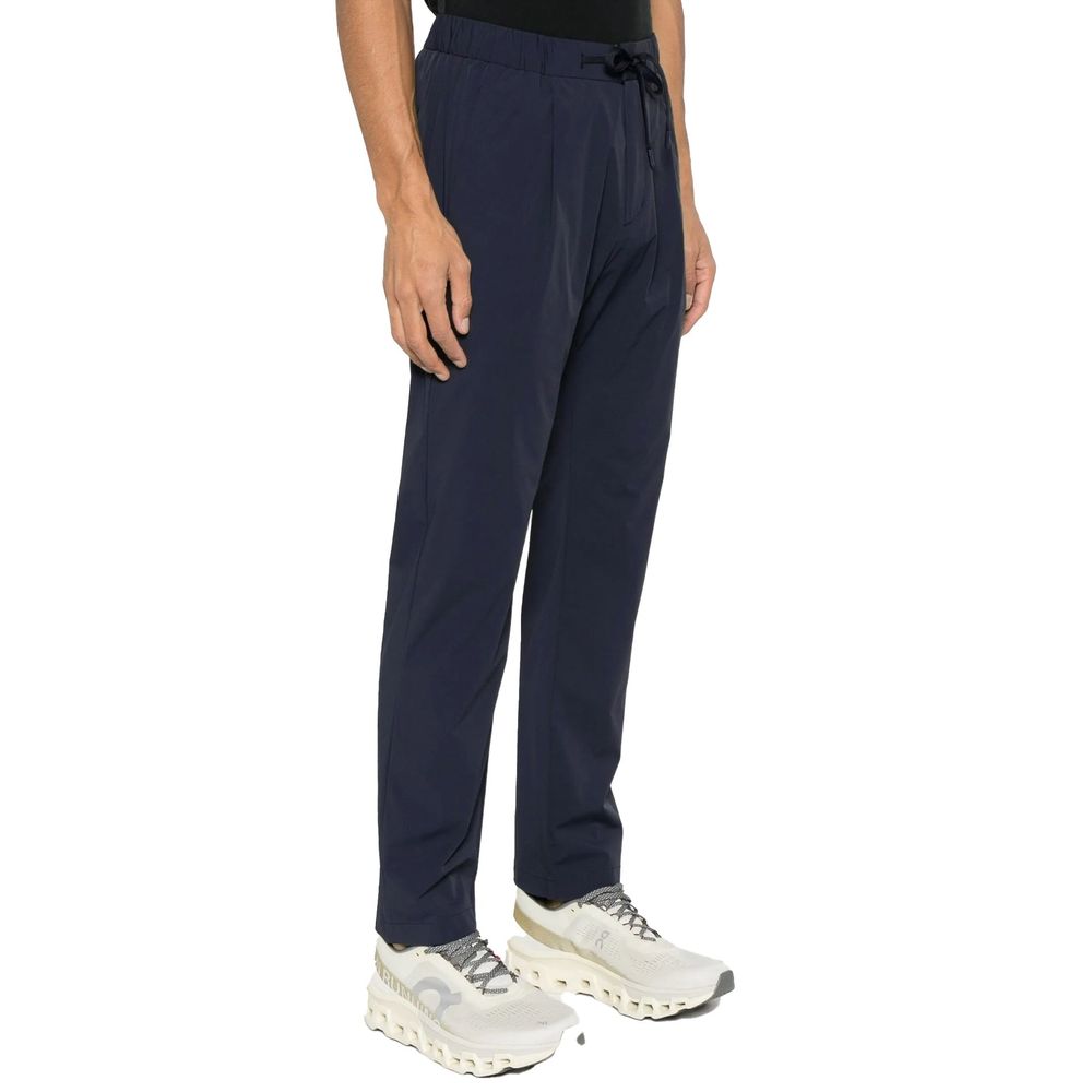 Herno Blaue Freizeithose aus Elasthan