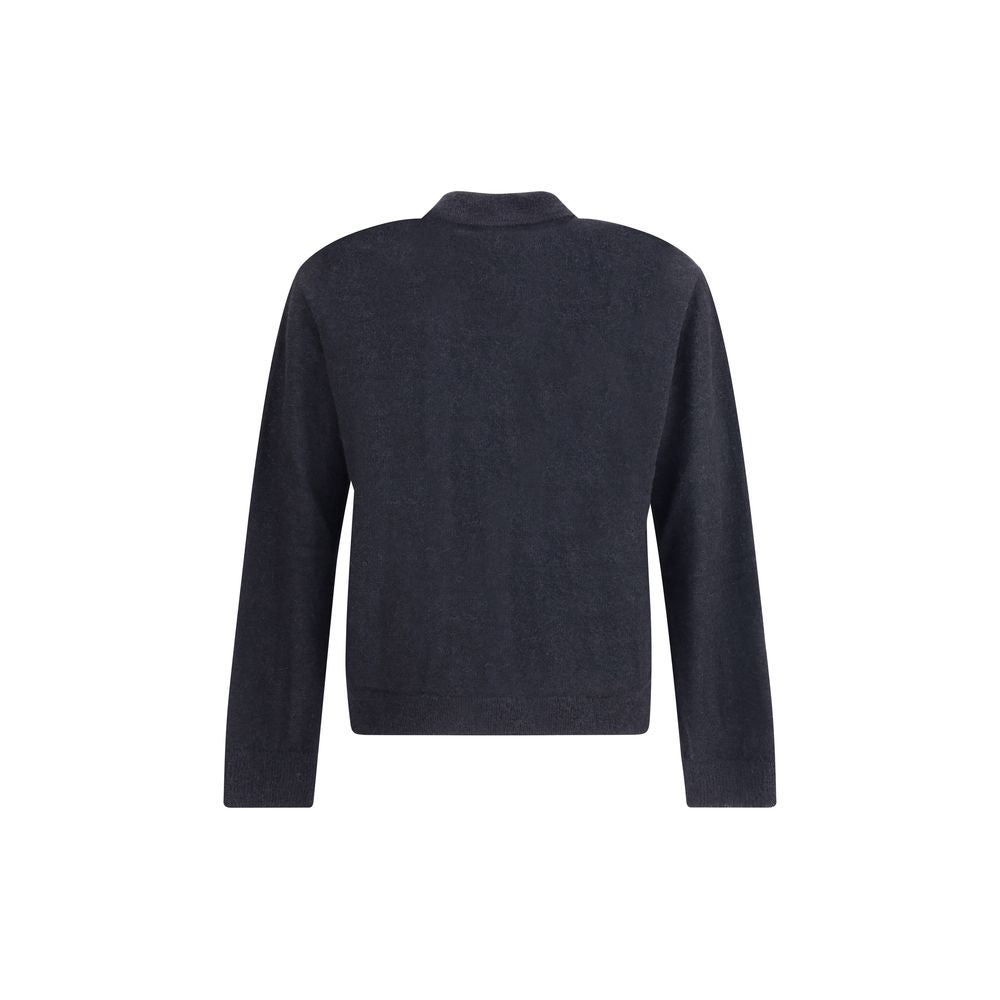 Our Legacy Schwarzer Alpaka Vicugna Pacos Cardigan
