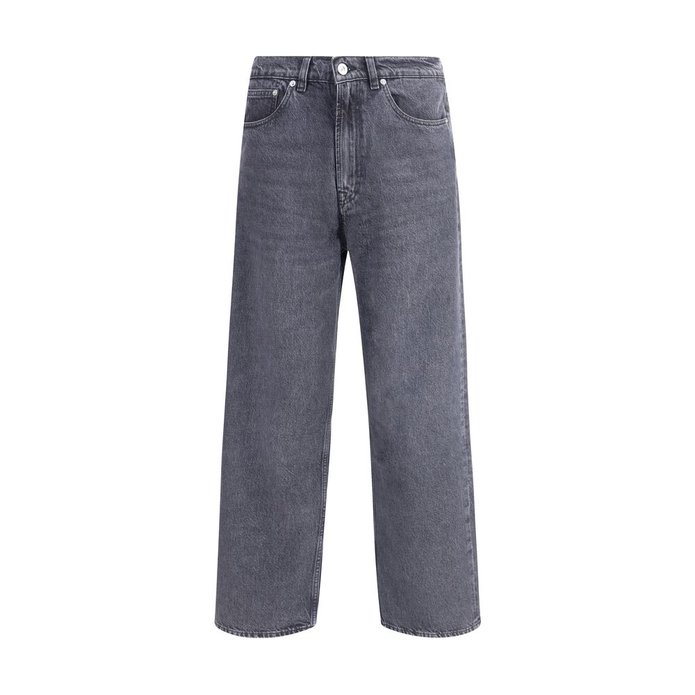 Our Legacy Schwarze Baumwolljeans im Relaxed Fit
